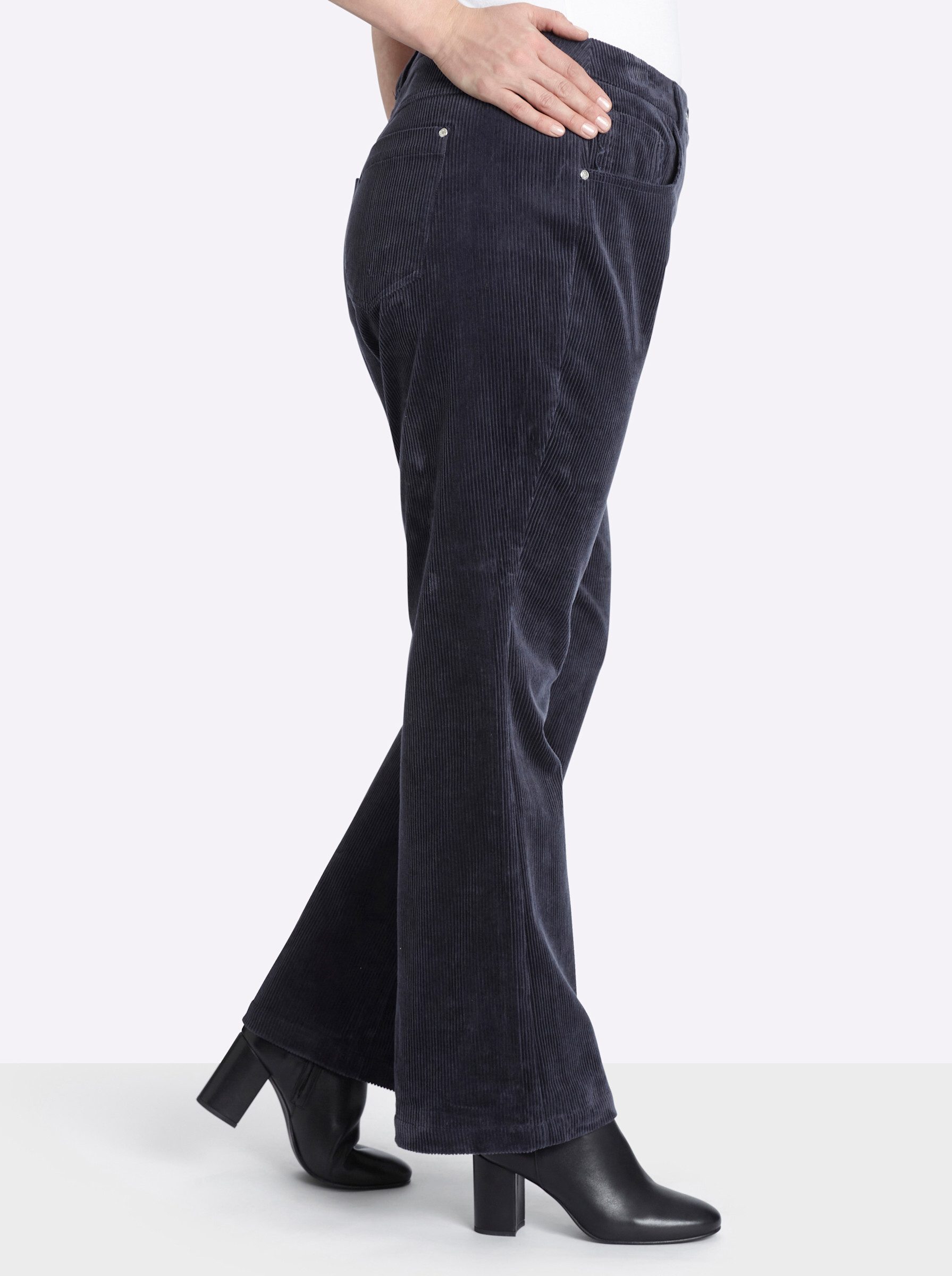Sheego Bequeme Jeans Cord-Hose normal