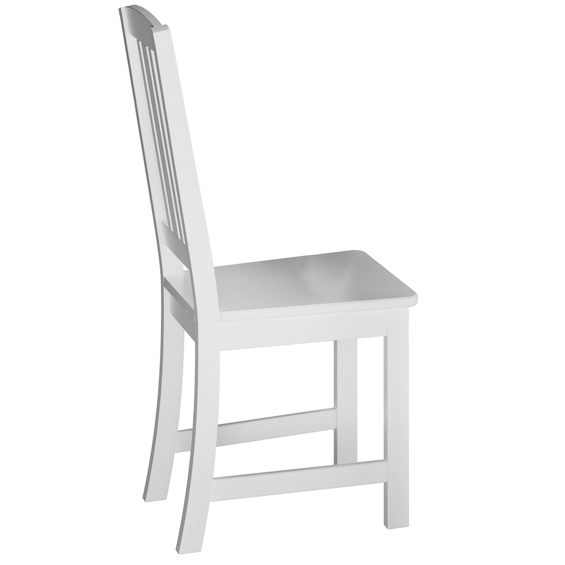 2 weiß Essgruppe Tisch Essgruppe ERST-HOLZ Stühle kleine Kiefer Massivholz und Schöne