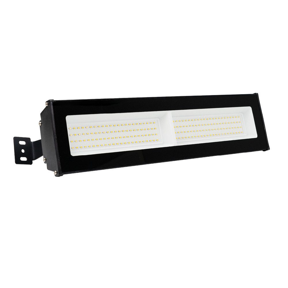LUXULA LED Arbeitsleuchte LUXULA LED Hallenstrahler HighBay 100 W 4000 K Neutralweiß Schwarz, LED fest integriert, Neutralweiß