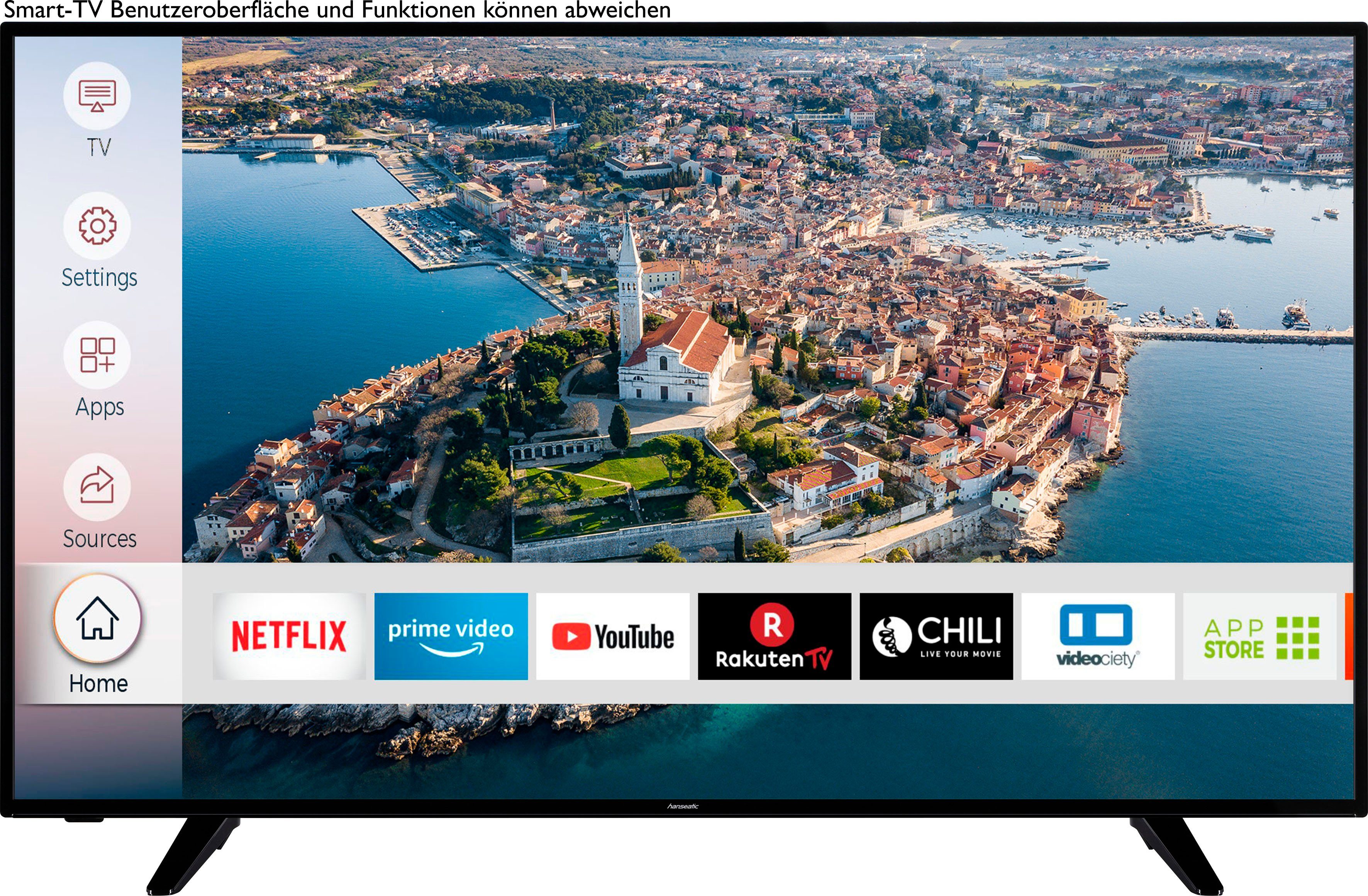 Hanseatic 58H600UDS HDR10) Ultra Smart-TV, HD, cm/58 (146 4K Zoll, LED-Fernseher