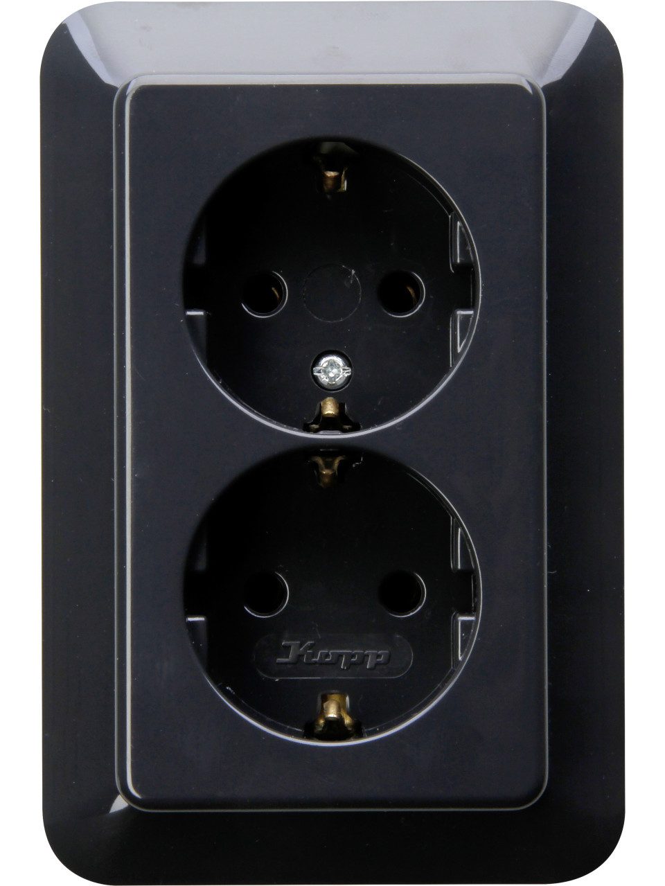 Kopp Gips-Kalk-Putz Kopp Schutzkontakt-Steckdose 2-fach Rivo