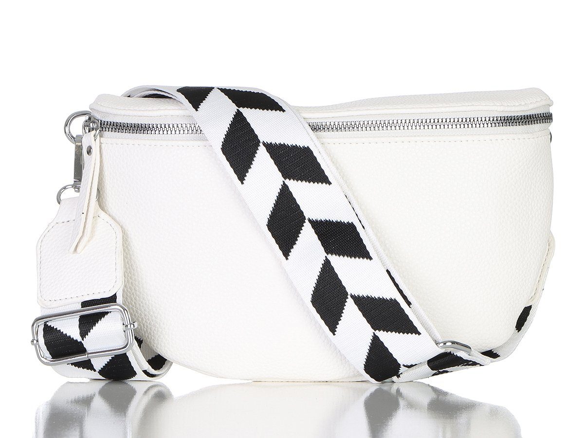 simaranda Handtasche Gürteltasche Damen 25 Weiß günstig online kaufen
