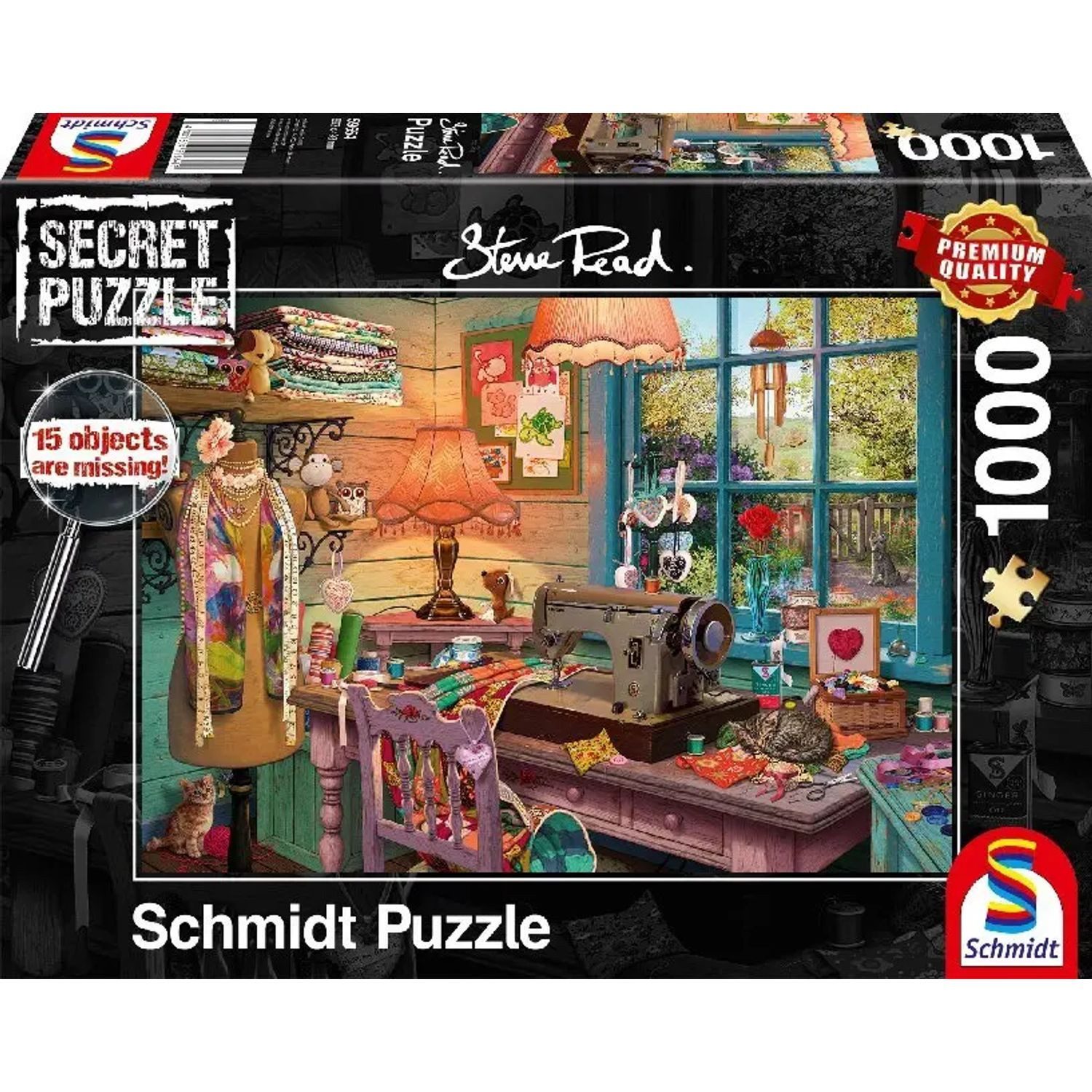 Schmidt Spiele Puzzle Im Nähzimmer (Puzzle), 1000 Puzzleteile günstig online kaufen