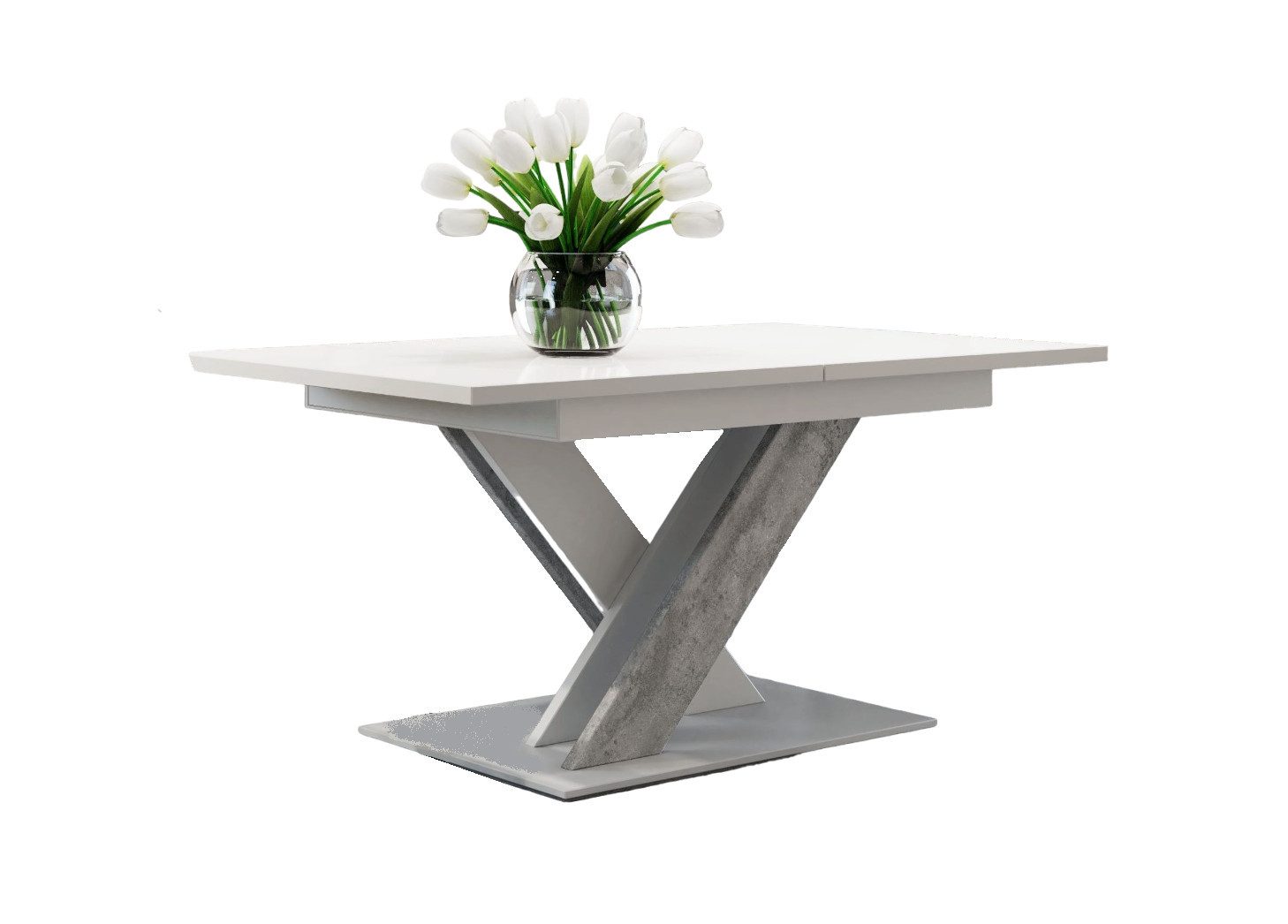 designimpex Esstisch Design PA-222 Tisch ausziehbar günstig online kaufen