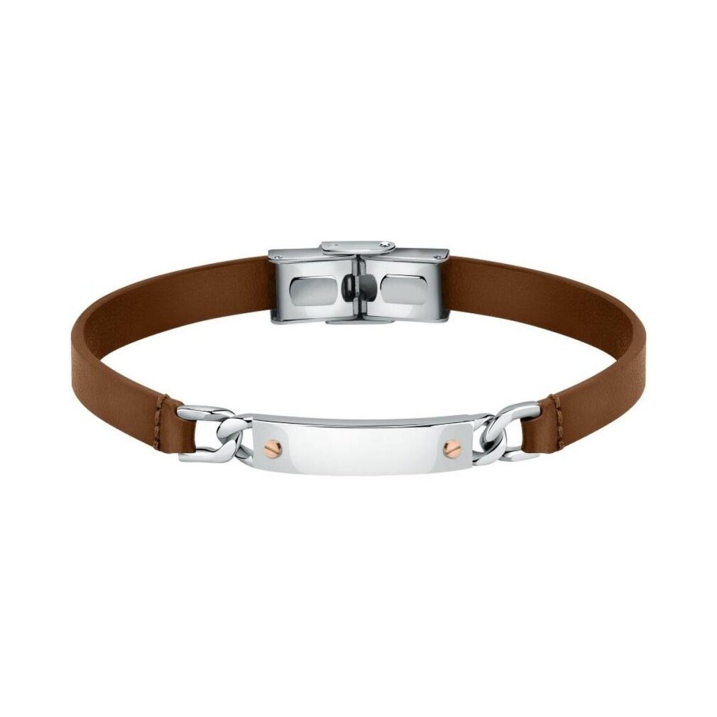 Armband Stylish brown leather bracelet Moody SQH45