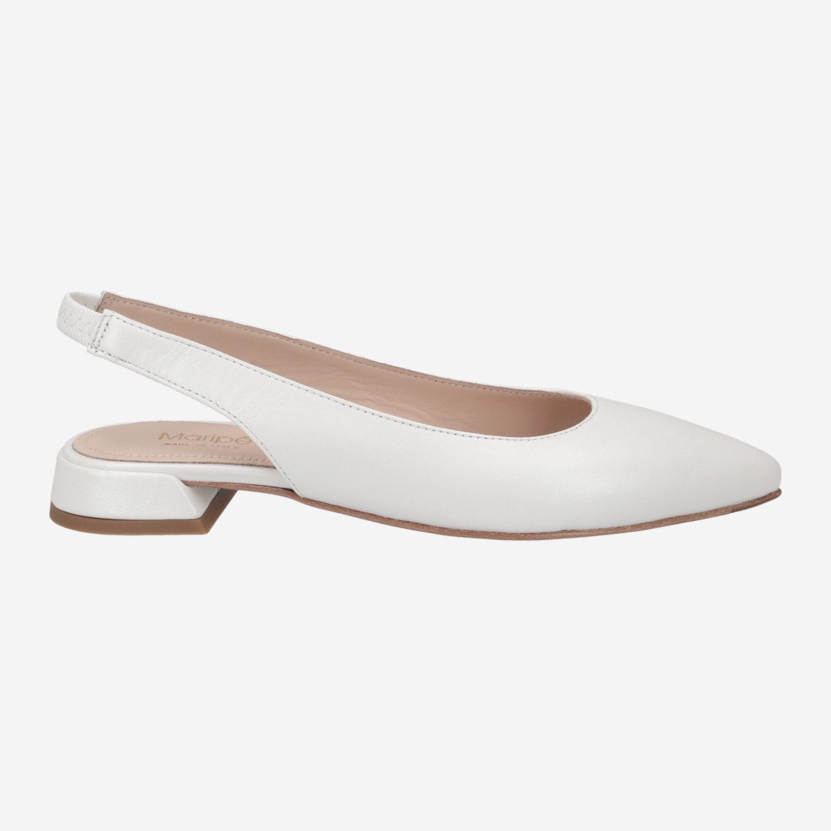 Maripé Maripé DILETTA-MA V.3, С открытым носком & Босоножки, Weiß, Damen Peeptoepumps