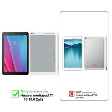 Cadorabo Tablet-Hülle Huawei MediaPad T1 10 (10.0 Zoll) Huawei MediaPad T1 10 (10.0 Zoll), Klappbare Tablet Schutzhülle - Hülle - Standfunktion - 360 Grad Case