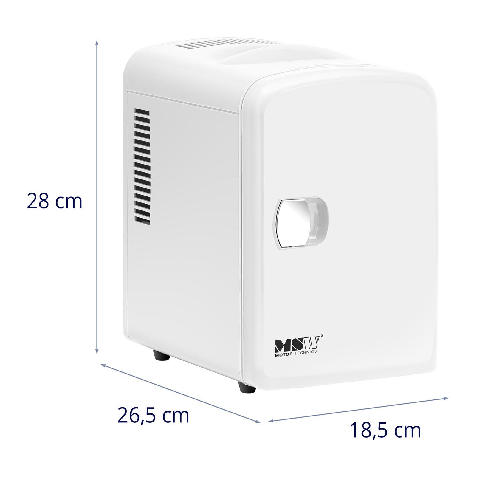 Elektrische V 2-in-1-Gerät 4L Mini-Kühlschrank Warmhaltefunktion - Kühlbox 12 V/230 MSW mit