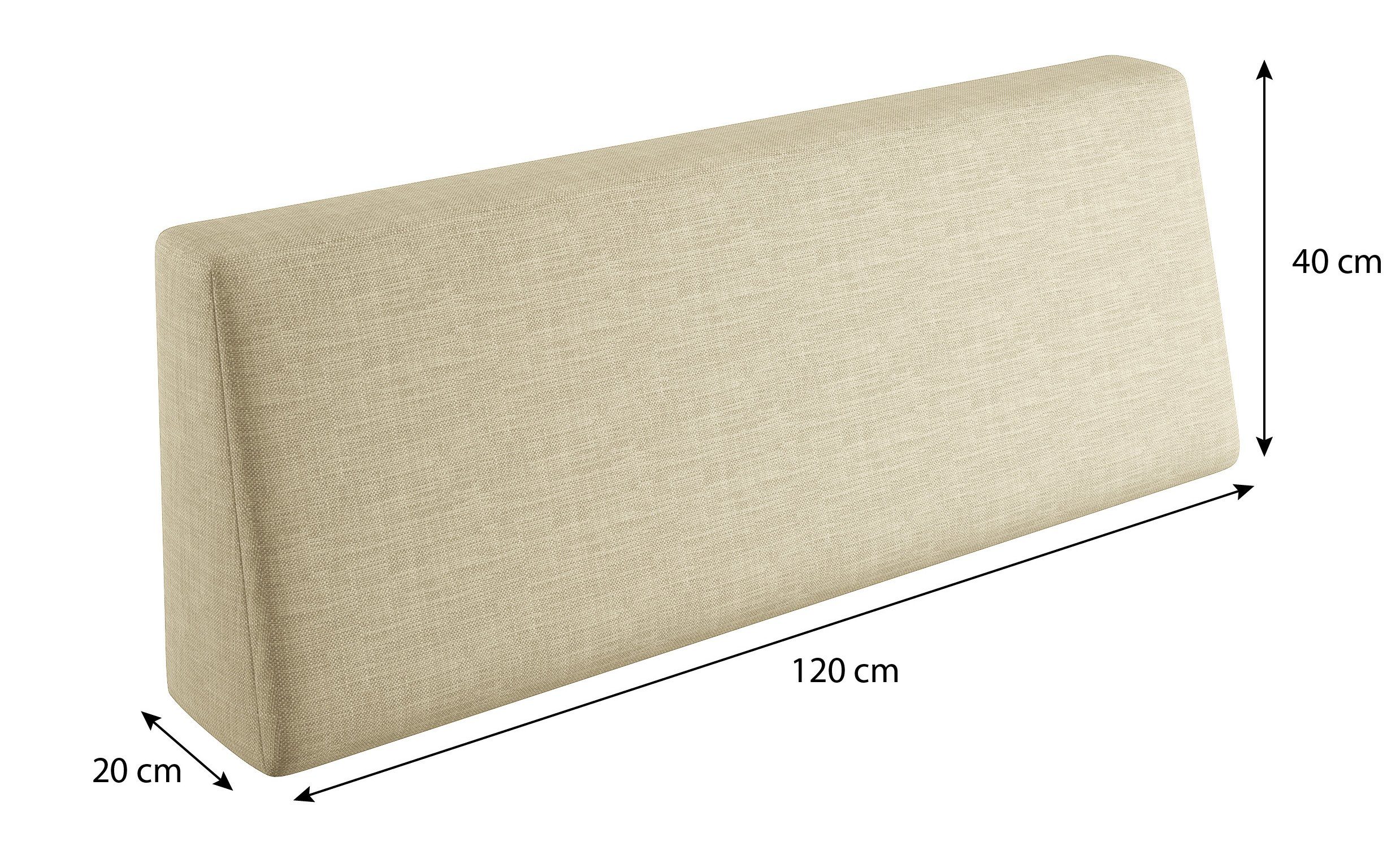 sunnypillow Rückenkissen Palettenkissen mit abnehmbarem Bezug Rückenkissen günstig online kaufen