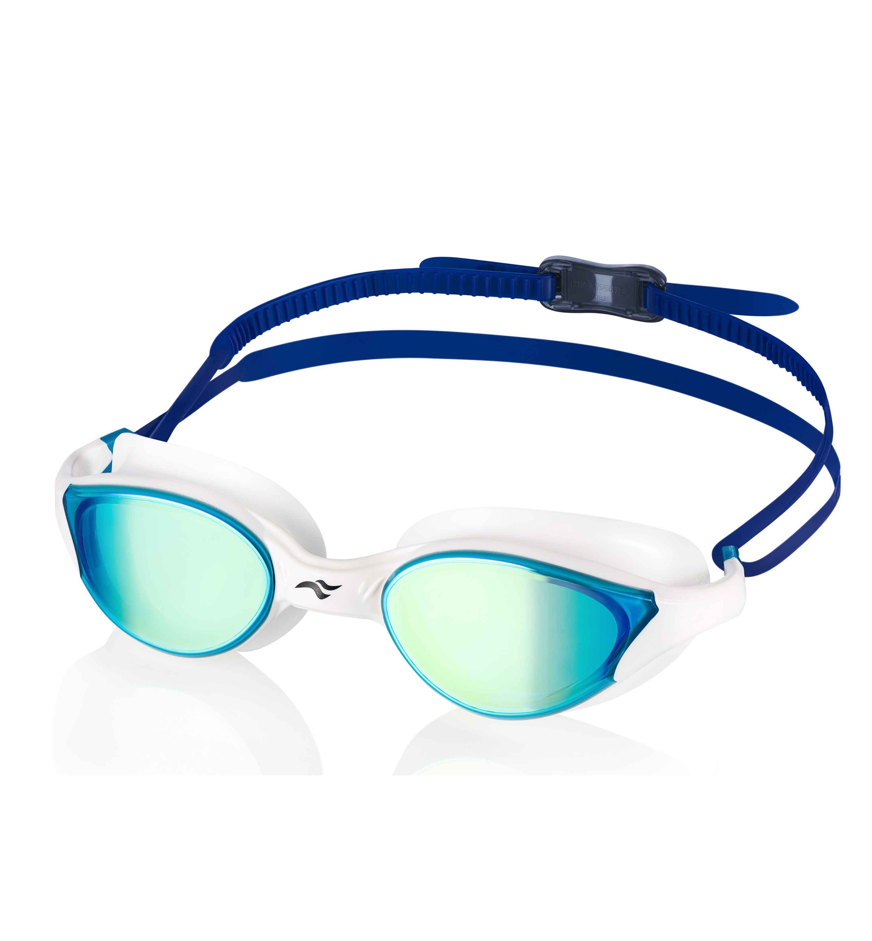 Aqua Speed Schwimmbrille Vortex Wassersportbrille verspiegelt blau – Antibeschlag & Grip, Klare Sicht dank Beschlagschutz – ideal für Einsteiger & Profis