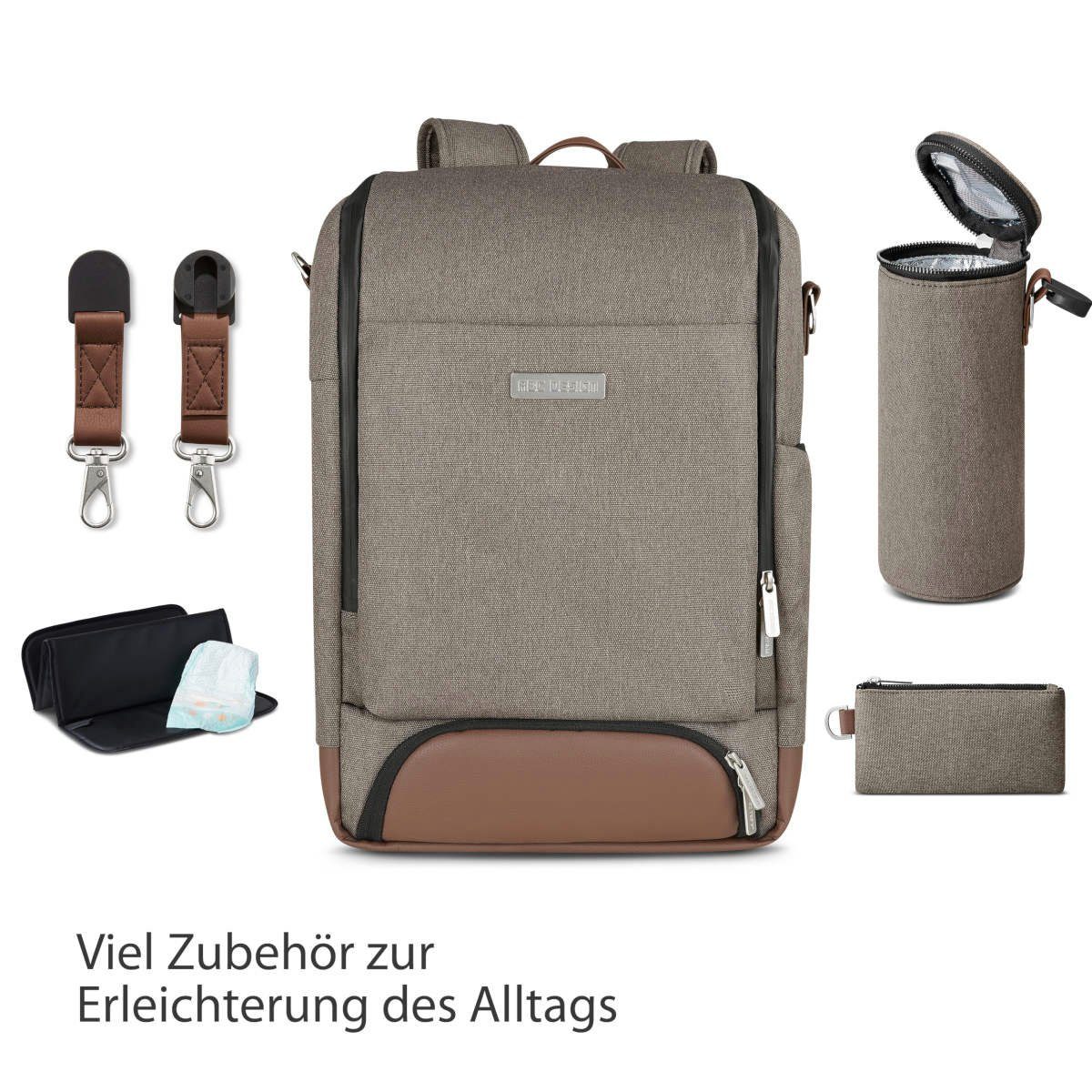 Wickeltasche Tour Fashion ABC Design Design ABC Edition Nature Wickelrucksack