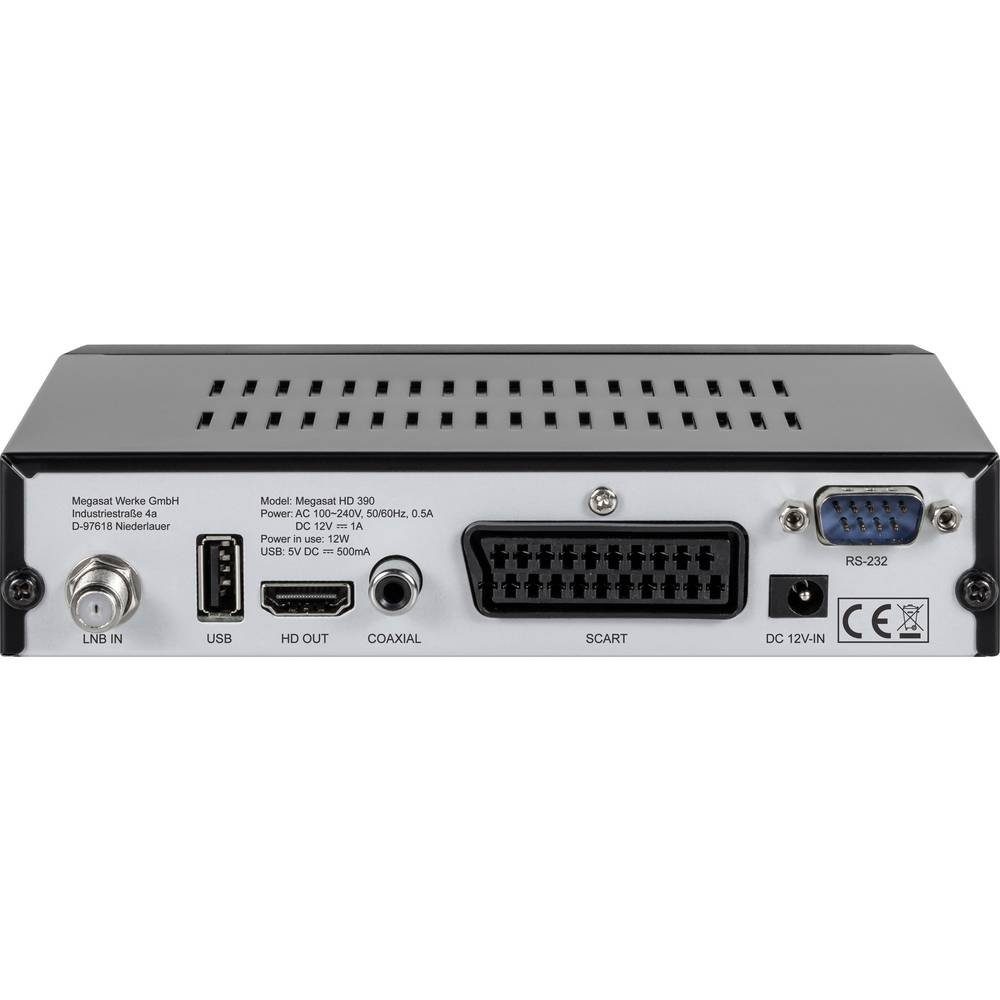 Megasat HD Satelliten Receiver (DVB-S2 0201125 SAT-Receiver (Front-USB) – Bild 3 von 3