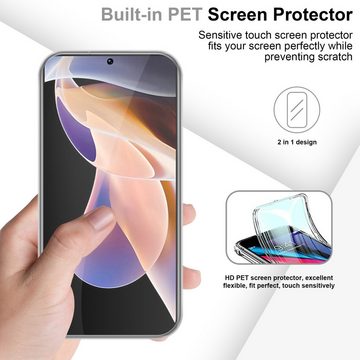 Cadorabo Handyhülle Xiaomi RedMi NOTE 11 PRO 4G / 5G Xiaomi RedMi NOTE 11 PRO 4G / 5G, Flexible Case Handy Schutzhülle - Hülle - Back Cover 360° Grad