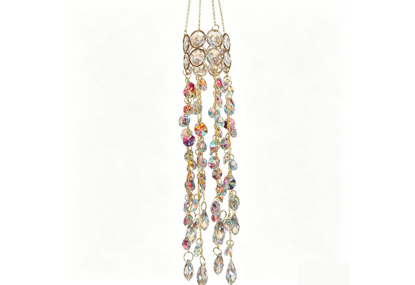 Agger Windspiel Kristalle Sonnenfänger Kristalle zum Aufhängen Sonnenfänger-Windspiel, ensterdeko Frühlingsdeko Suncatchers- Deko Jugendzimmer Mädchen