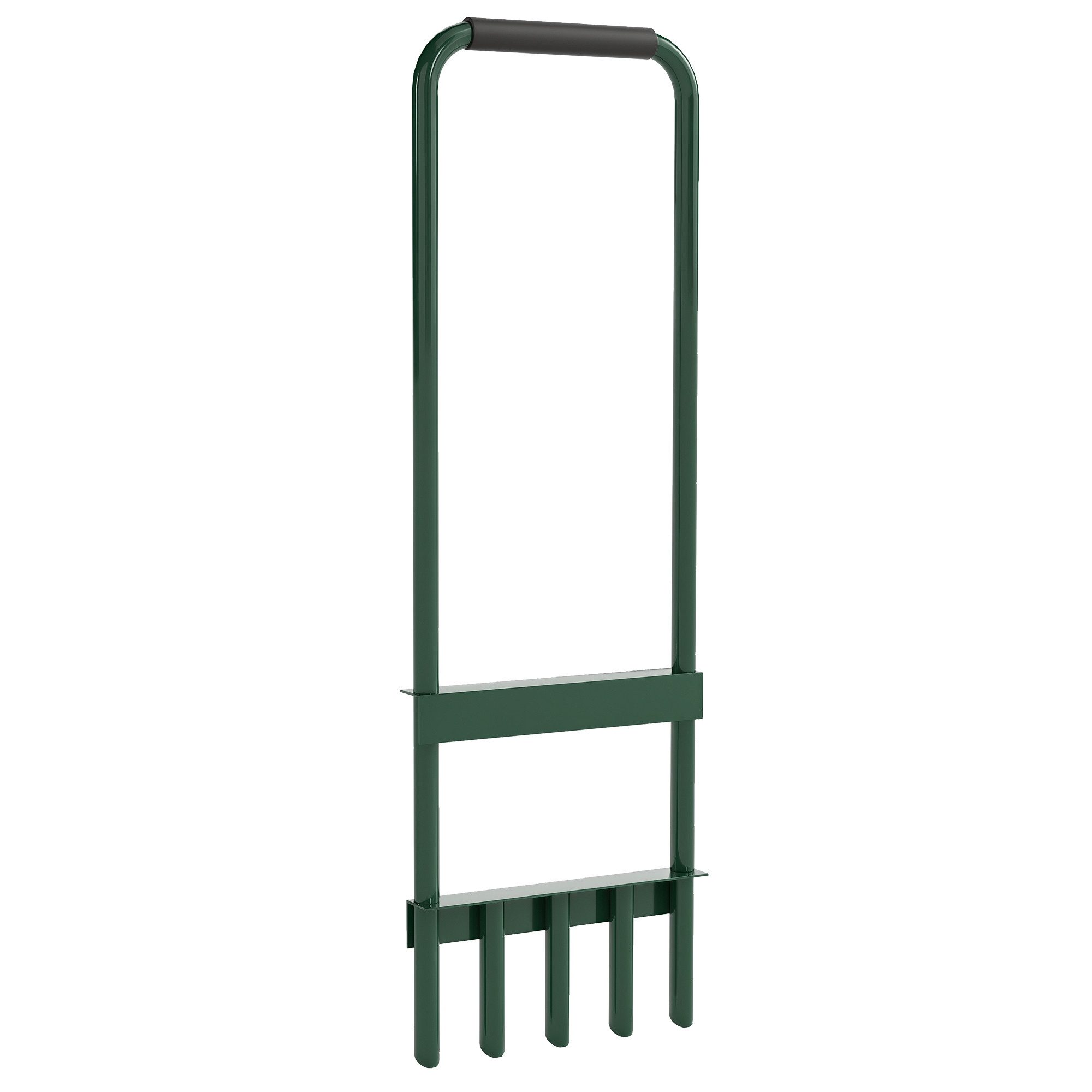Outsunny Gartenpflege-Set Rasenlüfter, Aerifizierer für Rase, manuell, mit rutschfest Griff, 30cm Breite, für Garten Höfe