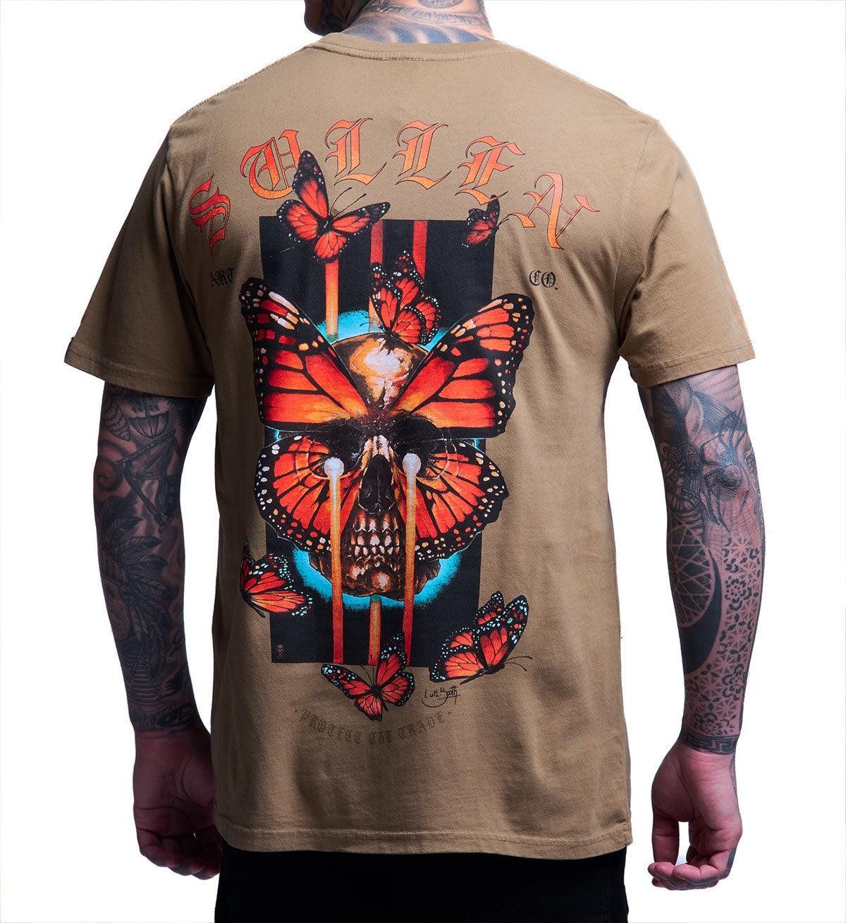 Sullen Clothing T-Shirt Butterfly Skull Butterfly Skull