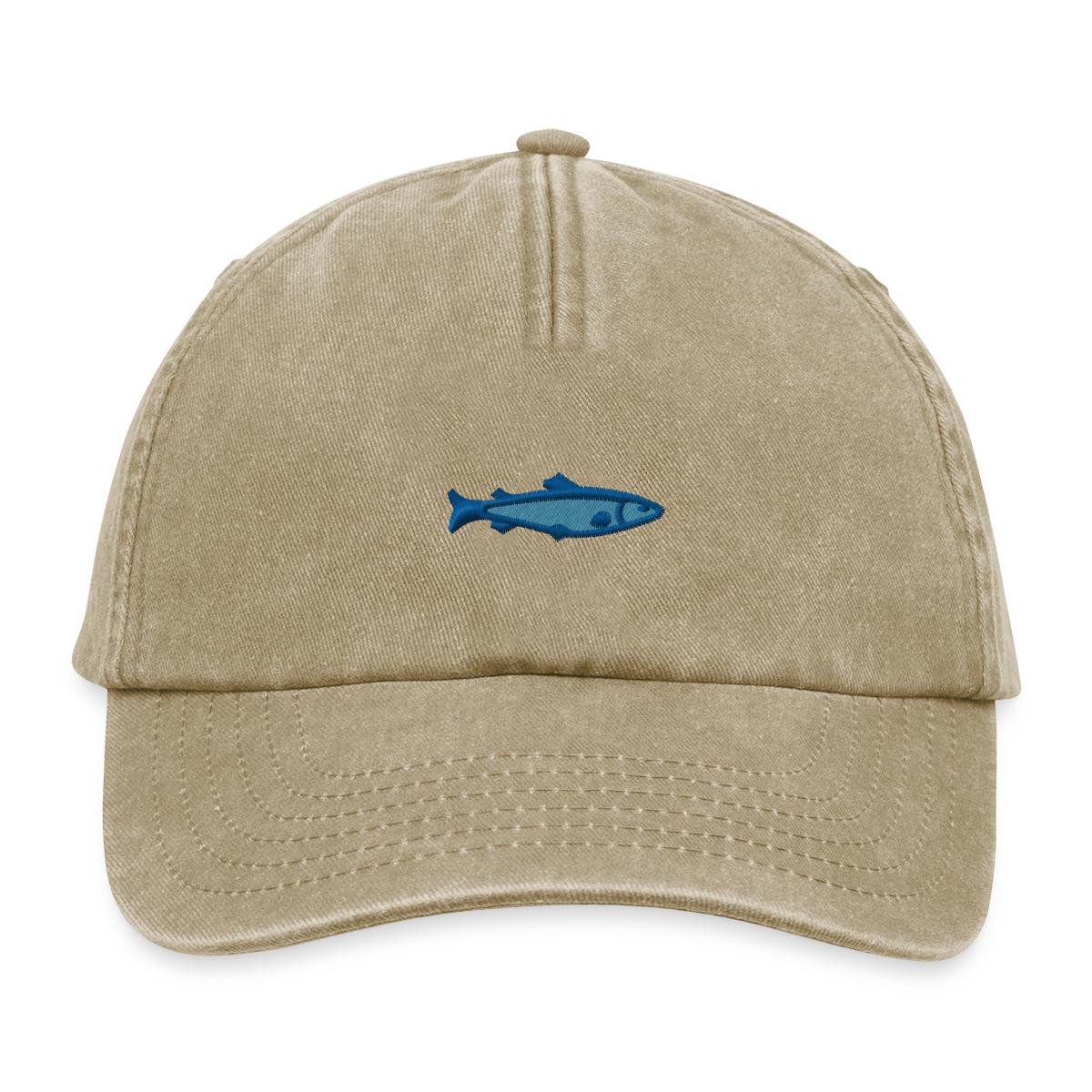 Baseball Cap Bestickte Forelle Vintage Cap