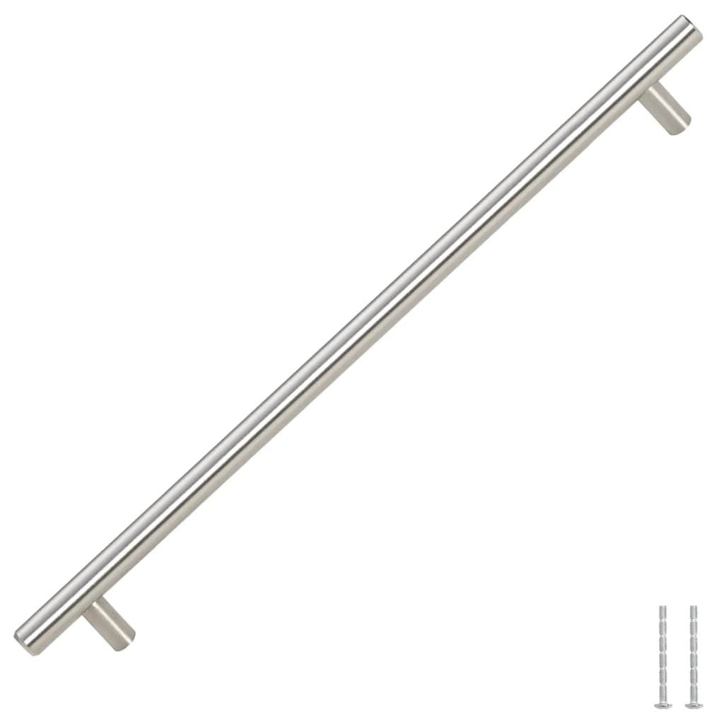 vidaXL Möbelgriff Möbelgriffe 5 Stk. Silbern 320 mm Edelstahl (5-St)