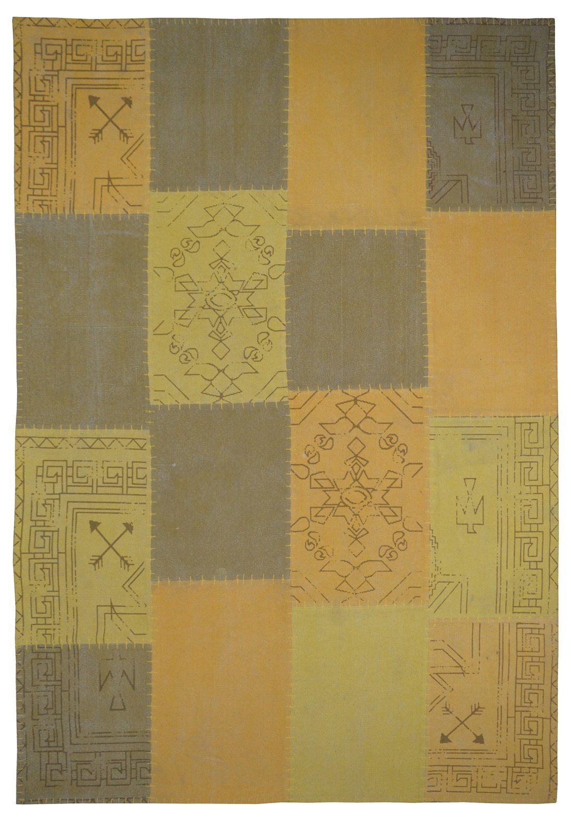 Kayoom Teppich Lyrical 210, rechteckig, Höhe: 13 mm, Handgefertigt, hochwertig verarbeitetes Unikat im Antik-Design