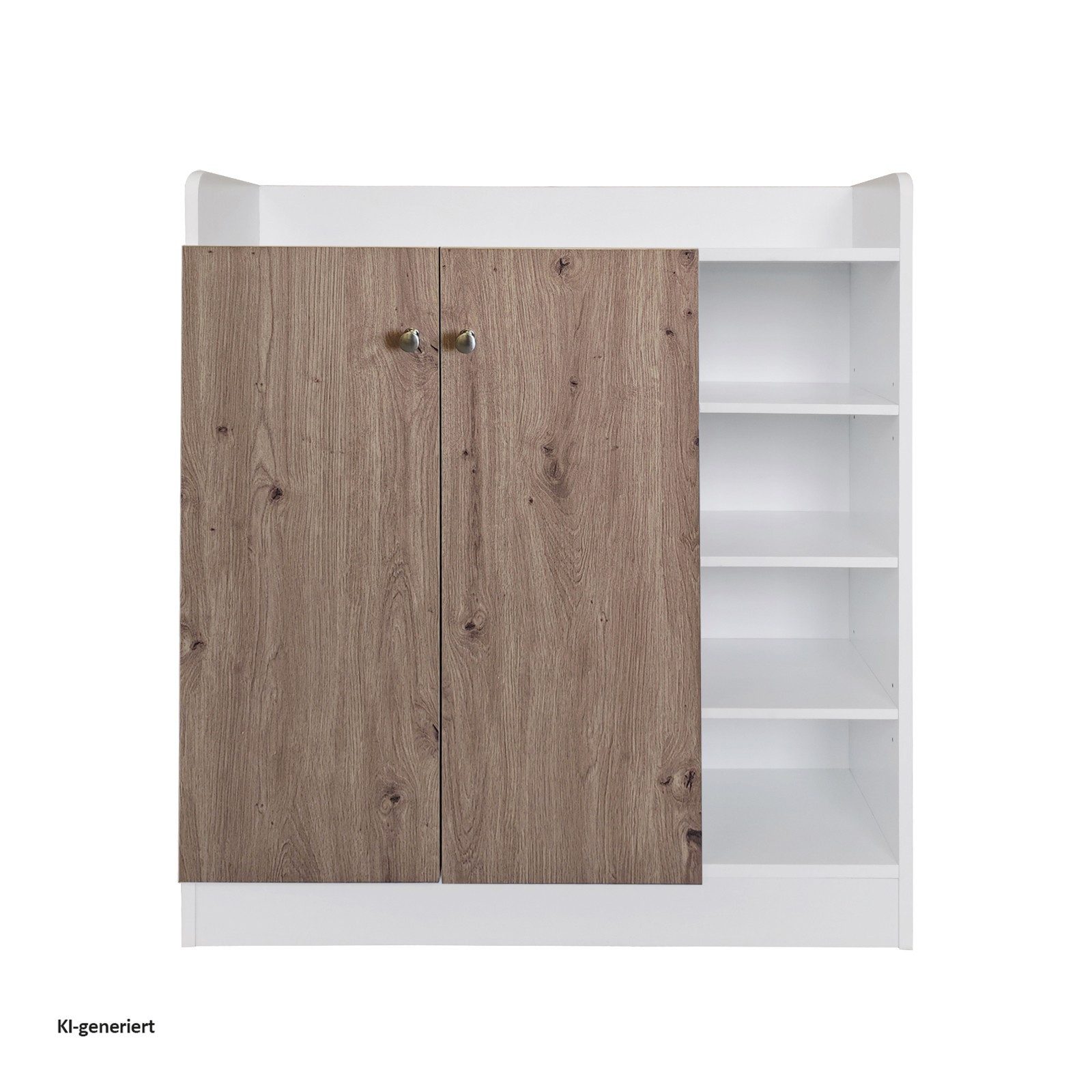 HTI-Line Kommode Kommode Nina mit 8 Regalfächern (Stück, 1x Kommode Nina), Anrichte Sideboard Schrank