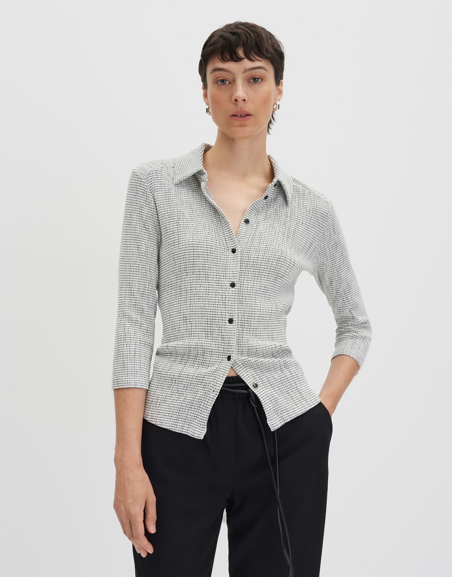 someday 3/4-Arm-Shirt KIXIE Slim aus nachhaltigem Viskosemix tailliert mit günstig online kaufen