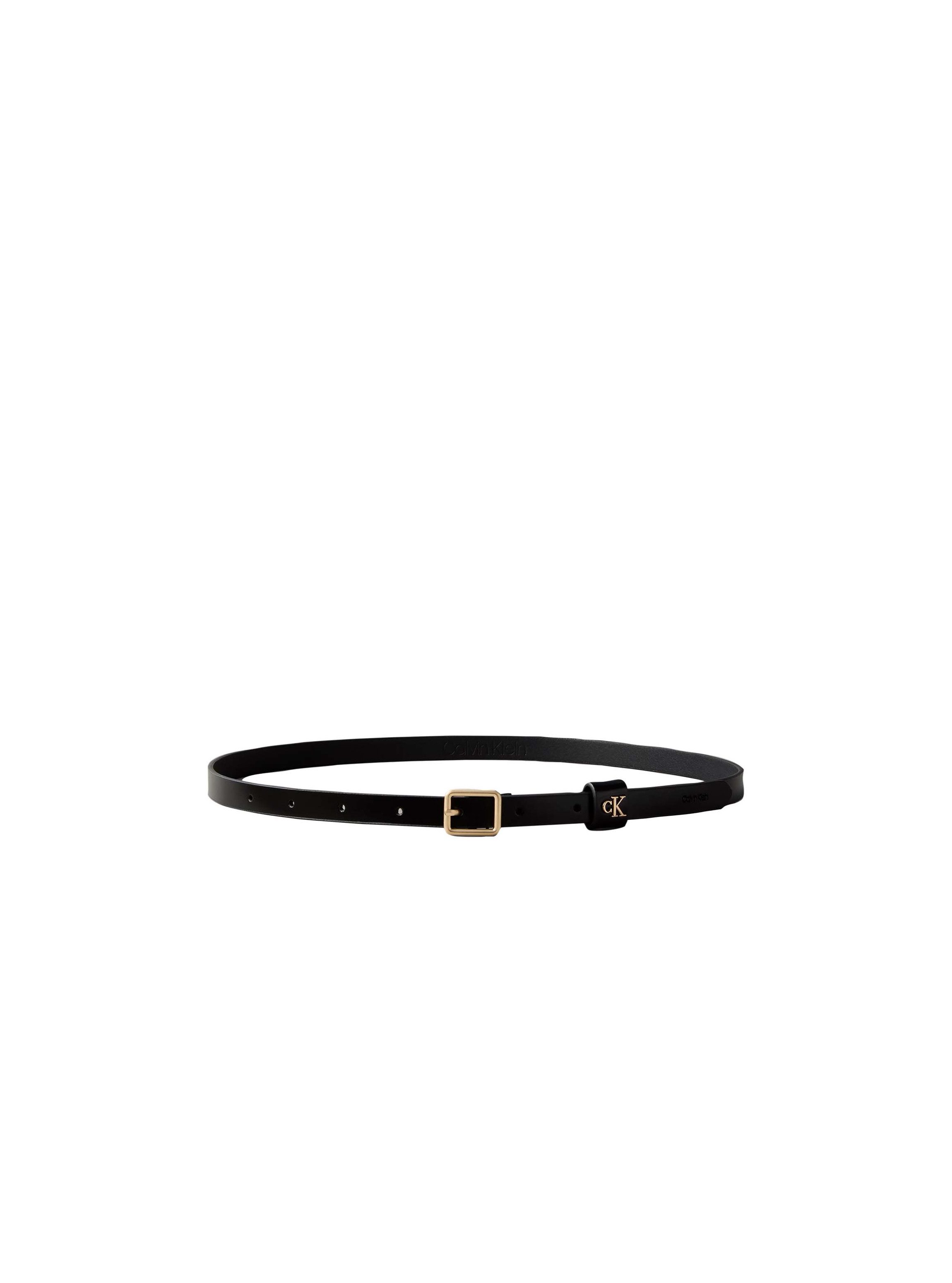 Calvin Klein Ledergürtel SQUARE BUCKLE CK LOOP 15MM Regular fit und größenverstellbar
