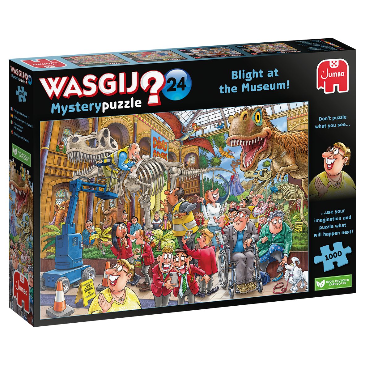 Jumbo Spiele Puzzle Wasgij Mystery 24 Blight 1000 at Museum!, Puzzleteile the