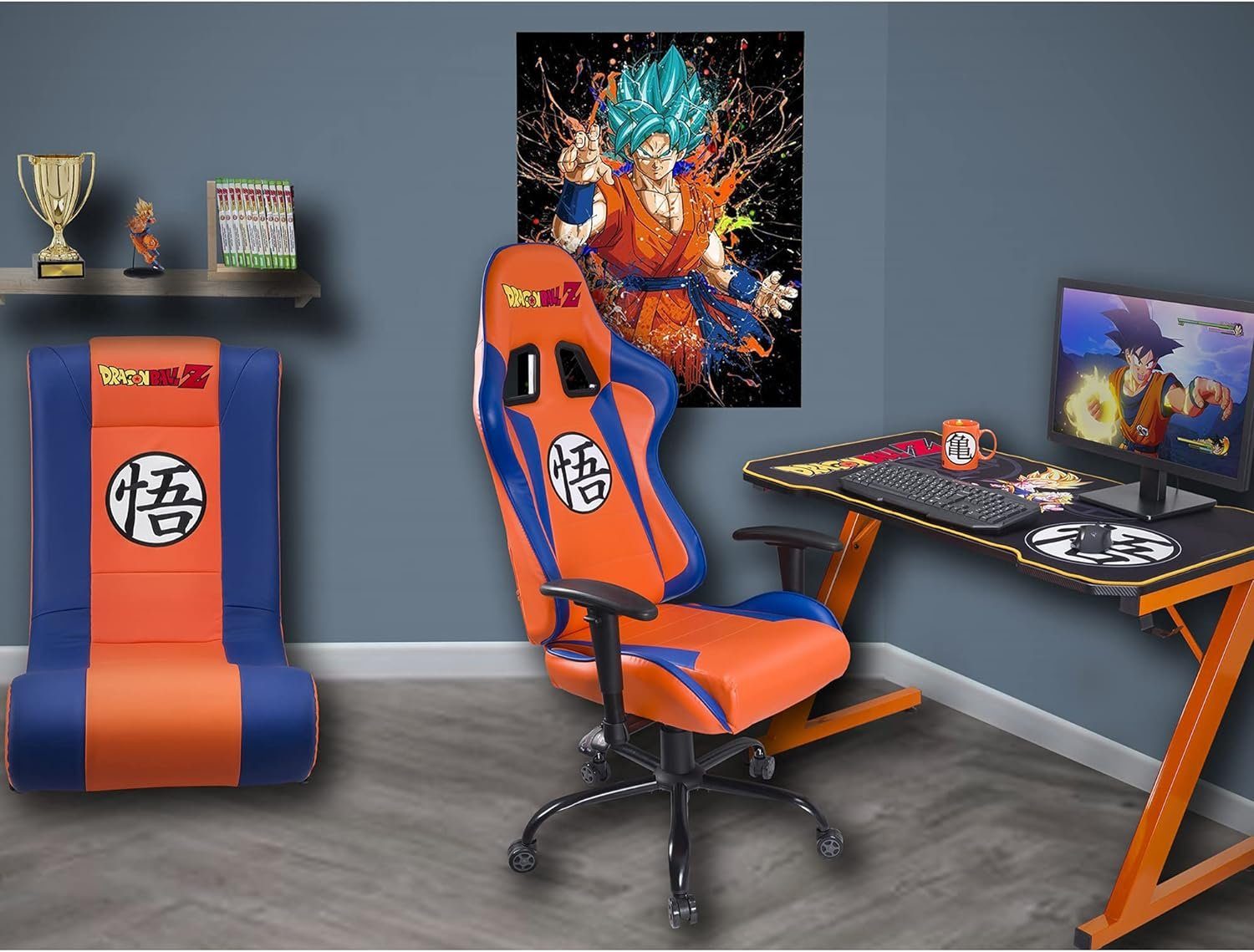 Subsonic Gaming-Stuhl Dragonball Z Stuhl Sessel / Rock'n'Seat St) (1 Chair / Junior Gaming