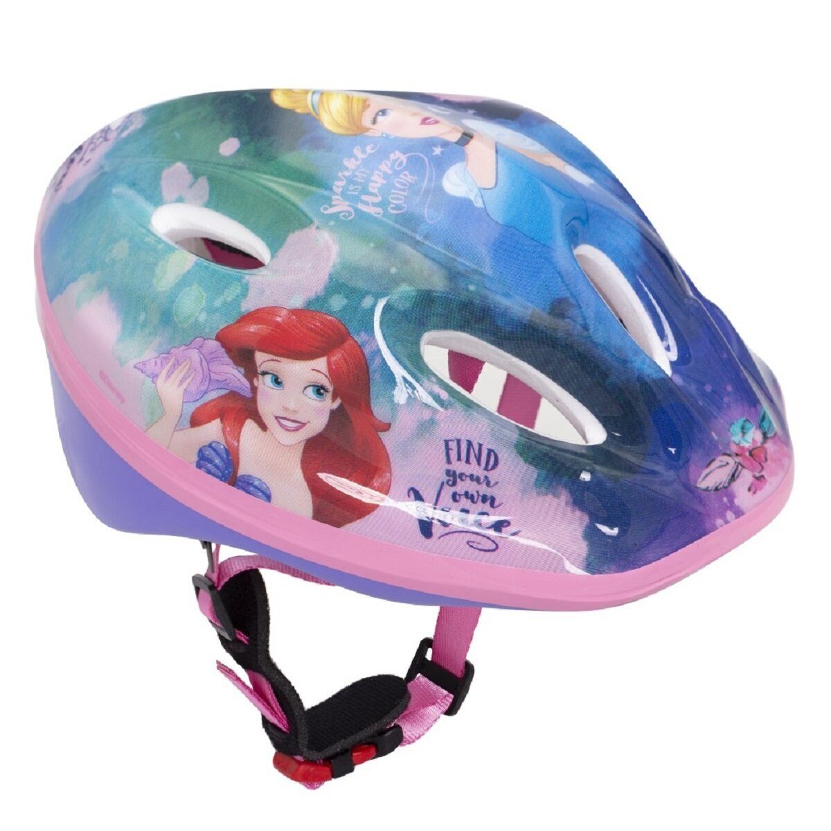 Disney Fahrradhelm Disney Princess Kinderhelm 52–56 cm – Sicherer Sporthelm
