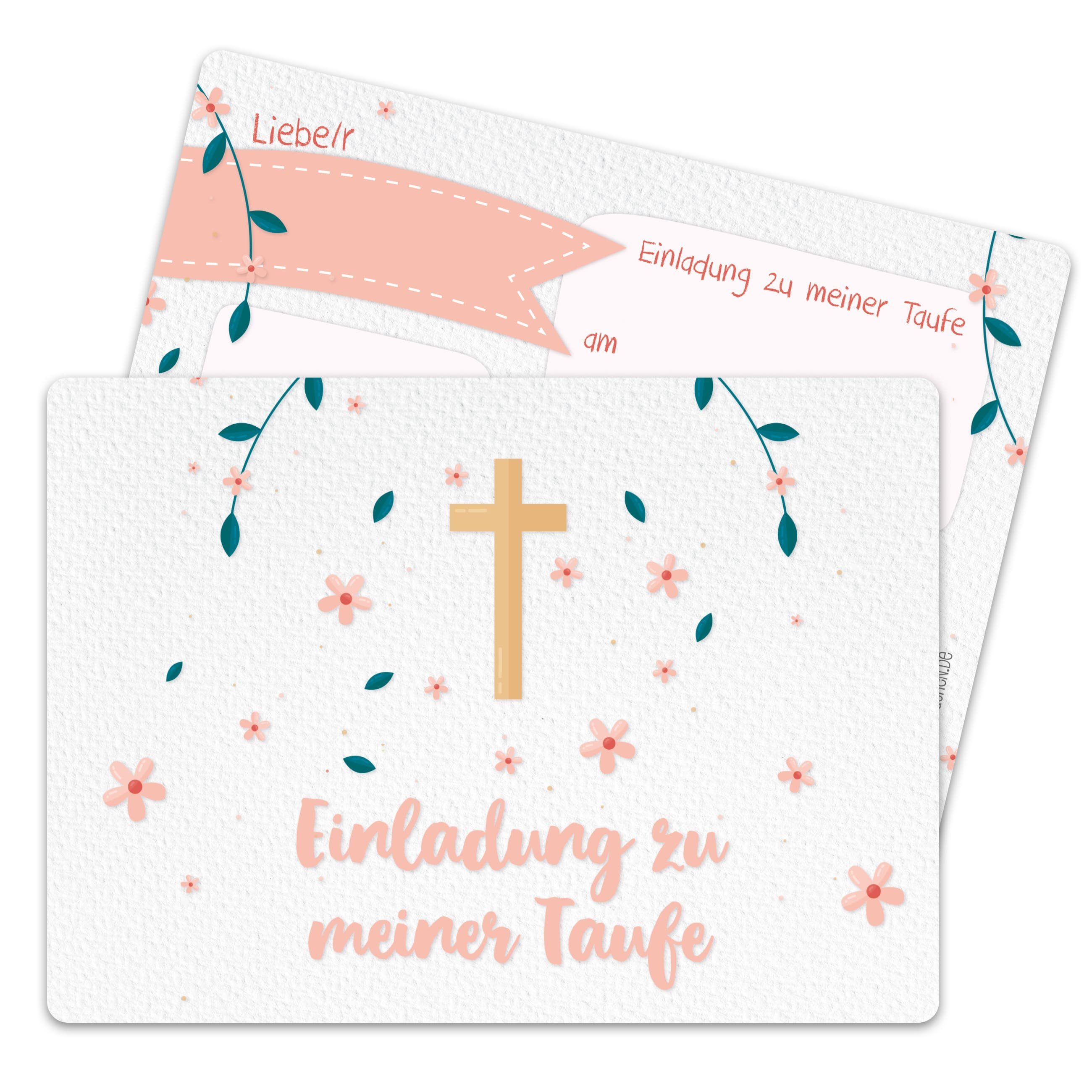 PAPIERDRACHEN Glückwunschkarte 13 Пригласительные открытки zur Taufe