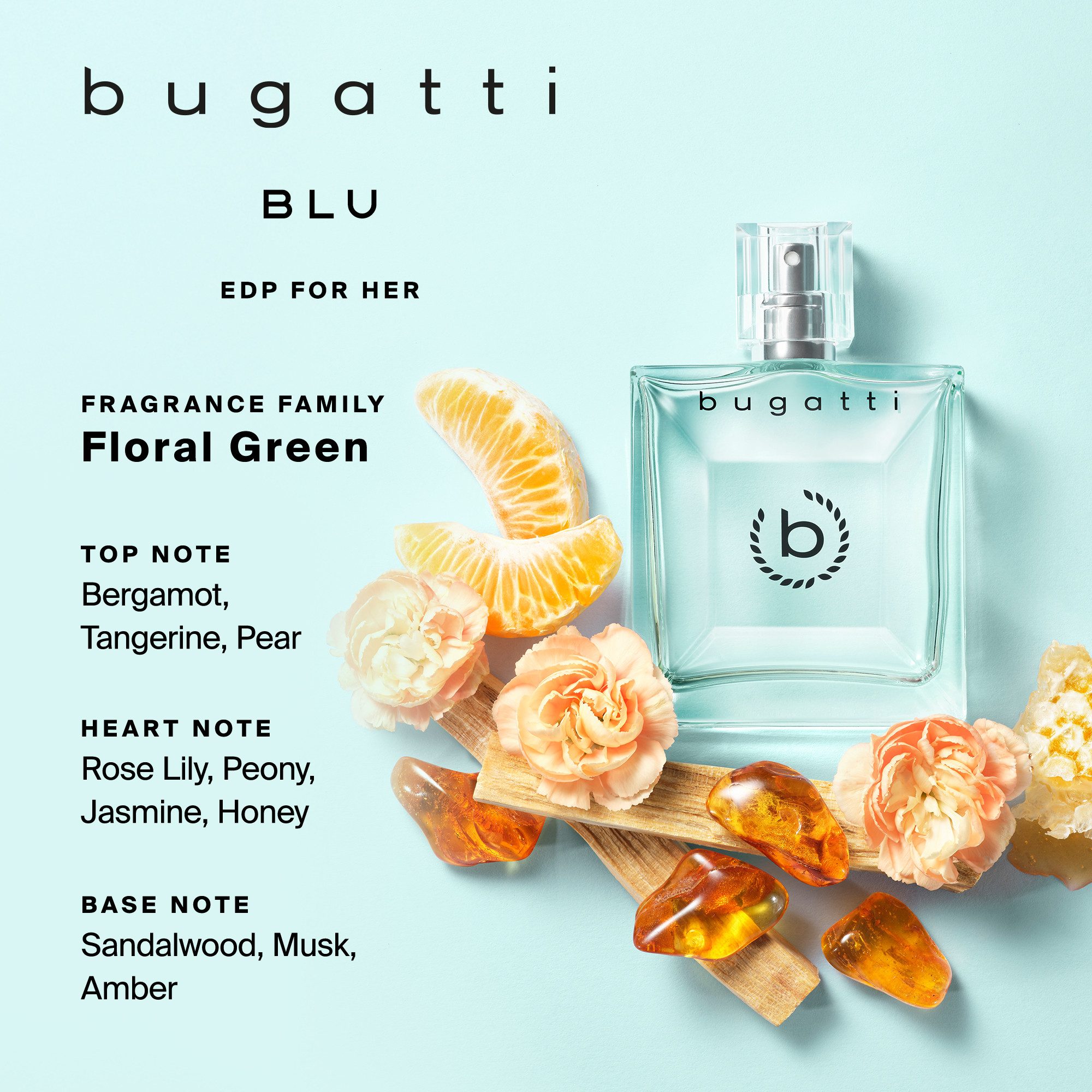 bugatti Eau de Parfum BLU, EDP, 60ml