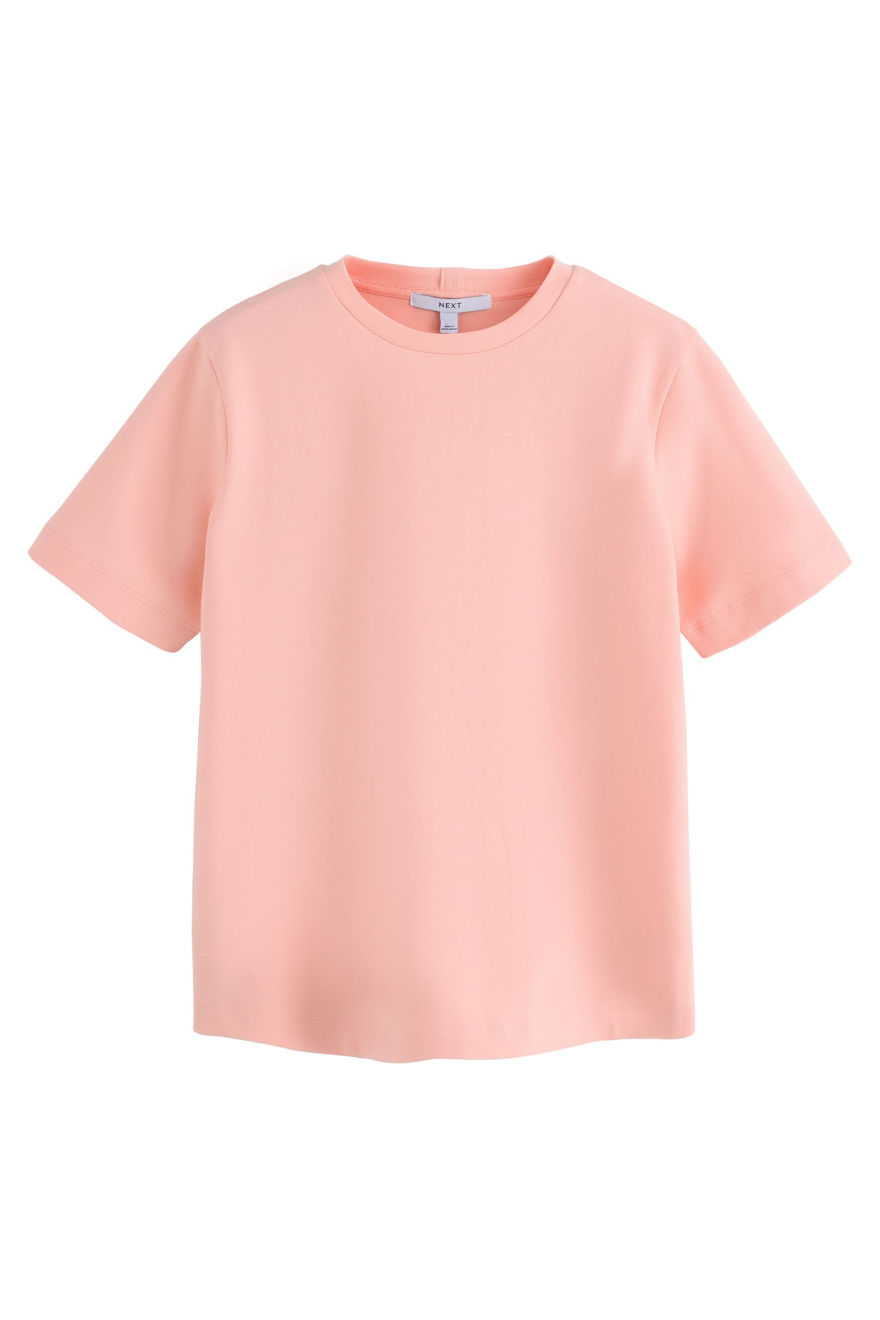 Next T-Shirt Schweres T-Shirt mit Rundhalsausschnitt (1-tlg) günstig online kaufen