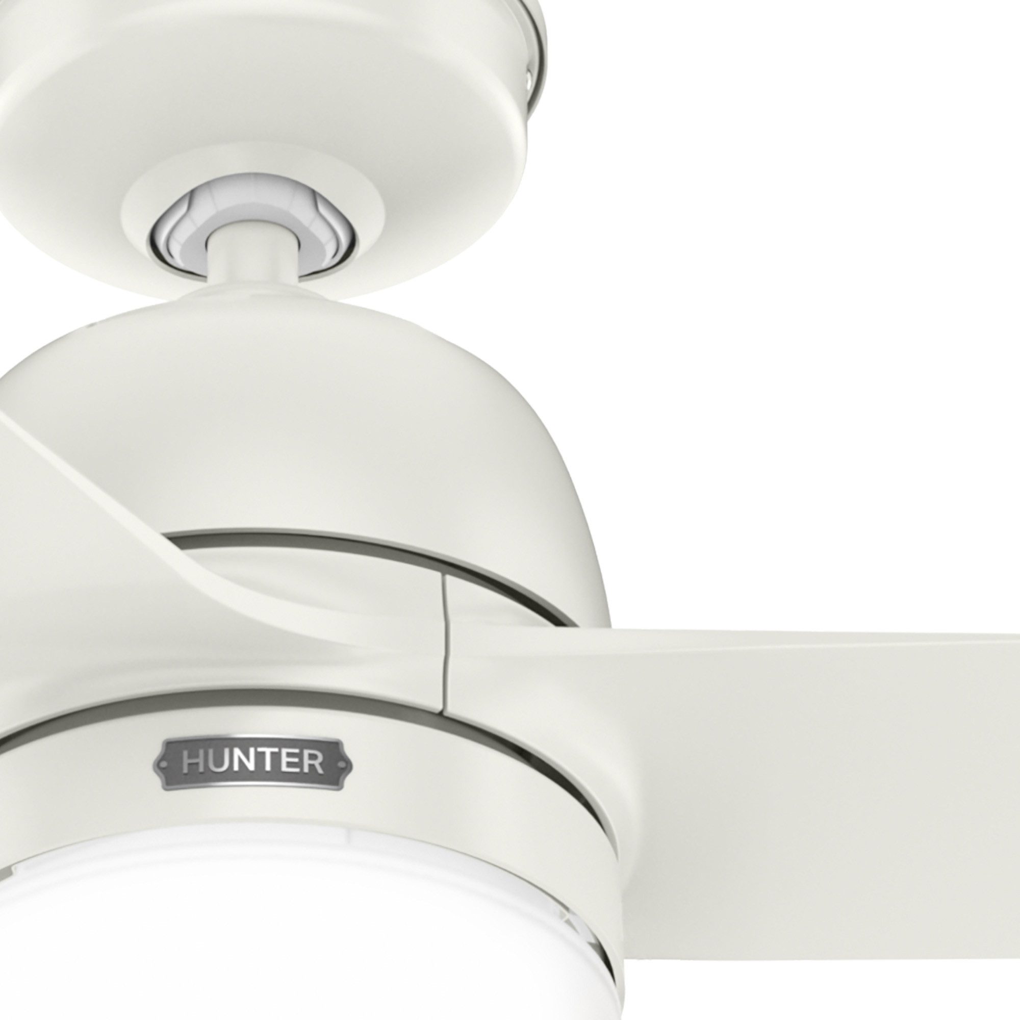 Hunter Outdoor Deckenventilator Seawave Weiß mit Licht