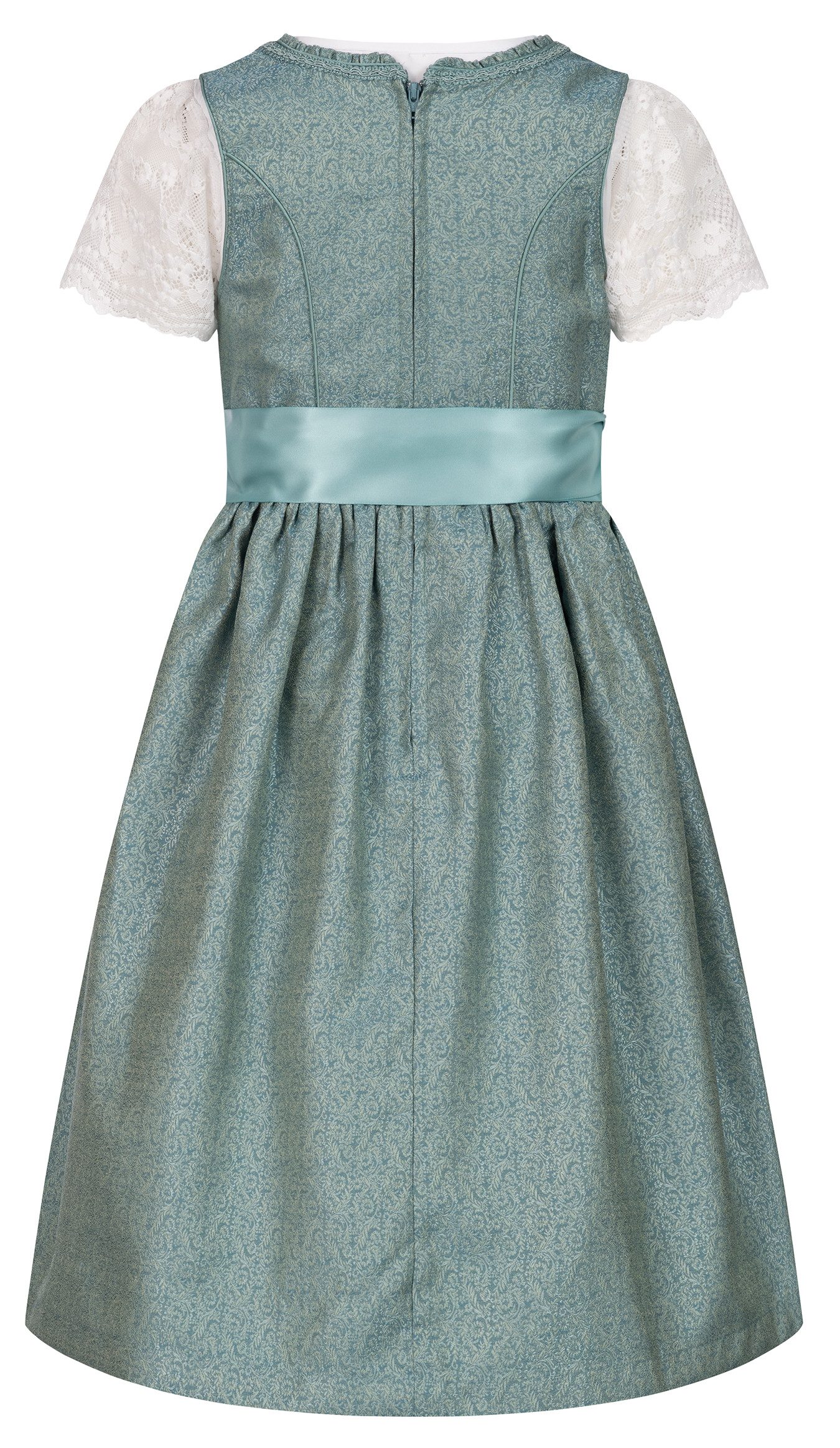 Nübler Dirndl Kinderdirndl Gianna in Petrol von Nübler - Rocklänge knielang