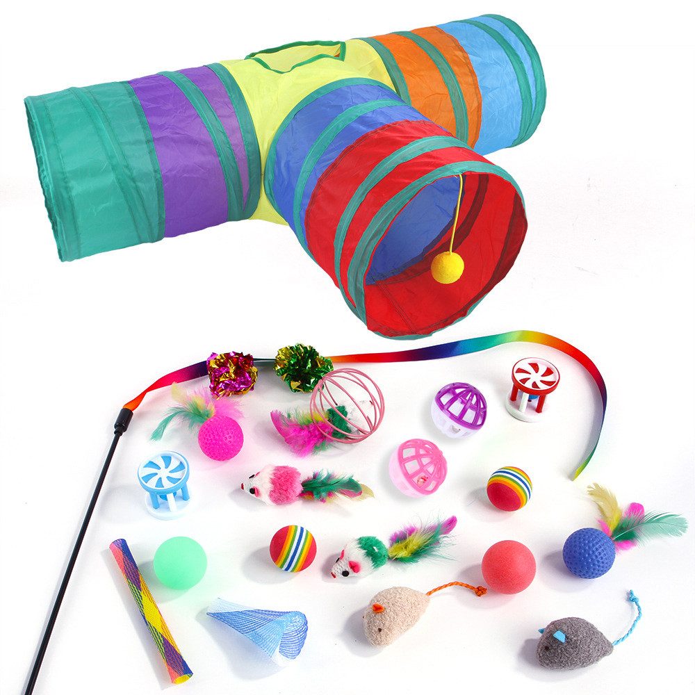 BTTO Tier-Intelligenzspielzeug 21-teiliges Katzenspielzeug-Set, (1-tlg) Fal günstig online kaufen