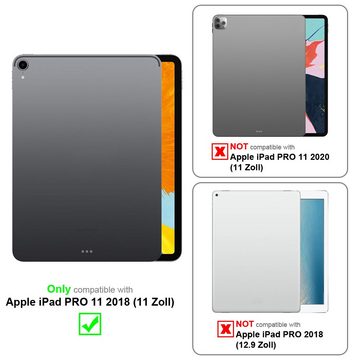 Cadorabo Tablet-Hülle Apple iPad PRO 11 2018 (11 Zoll) Apple iPad PRO 11 2018 (11 Zoll), Klappbare Tablet Schutzhülle - Hülle - Standfunktion - 360 Grad Case