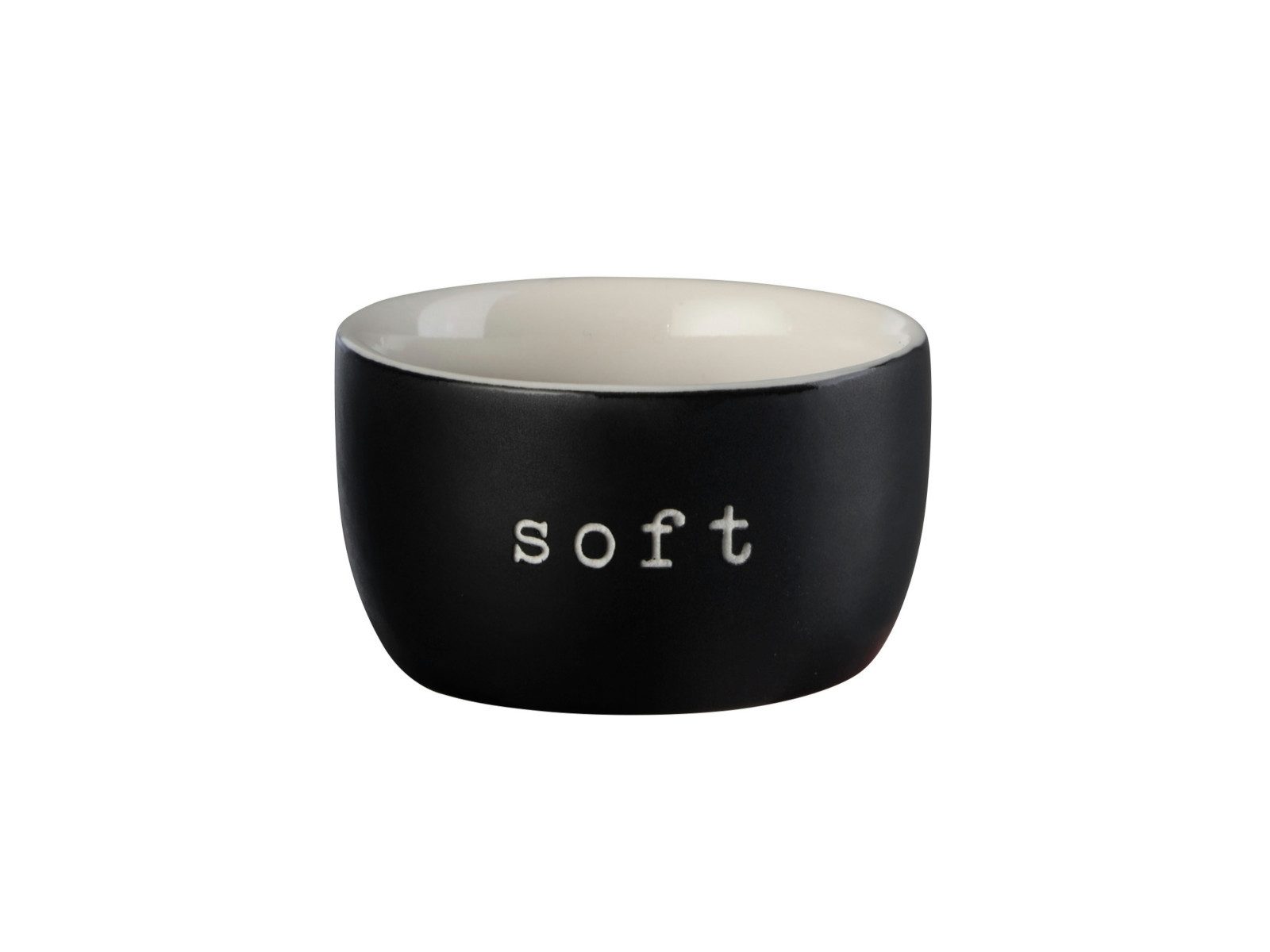 ASA SELECTION Eierbecher hey! Eierbecher soft schwarz 3 cm