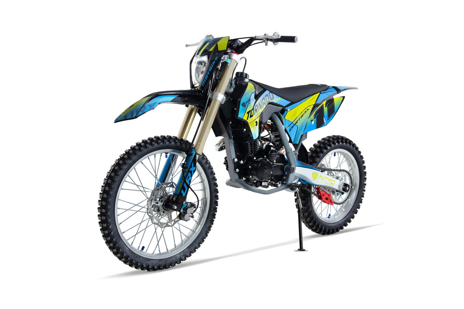 Smarty Dirt-Bike 250cc Dirtbike TORNADO UX URX 21/18 Kick und E-Start