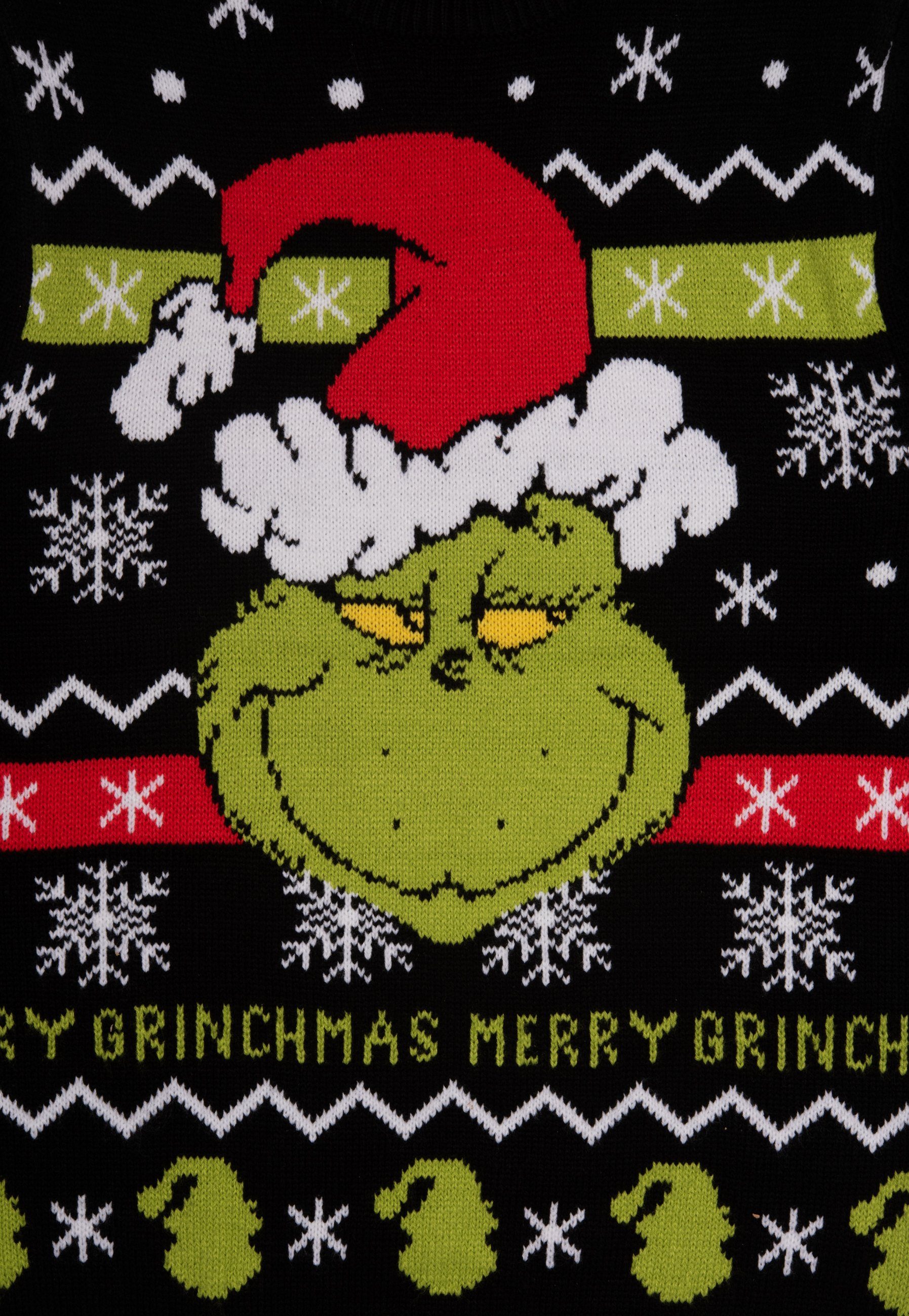 United Labels® Weihnachtspullover The Grinch Ugly Sweater - Merry Grinchmas