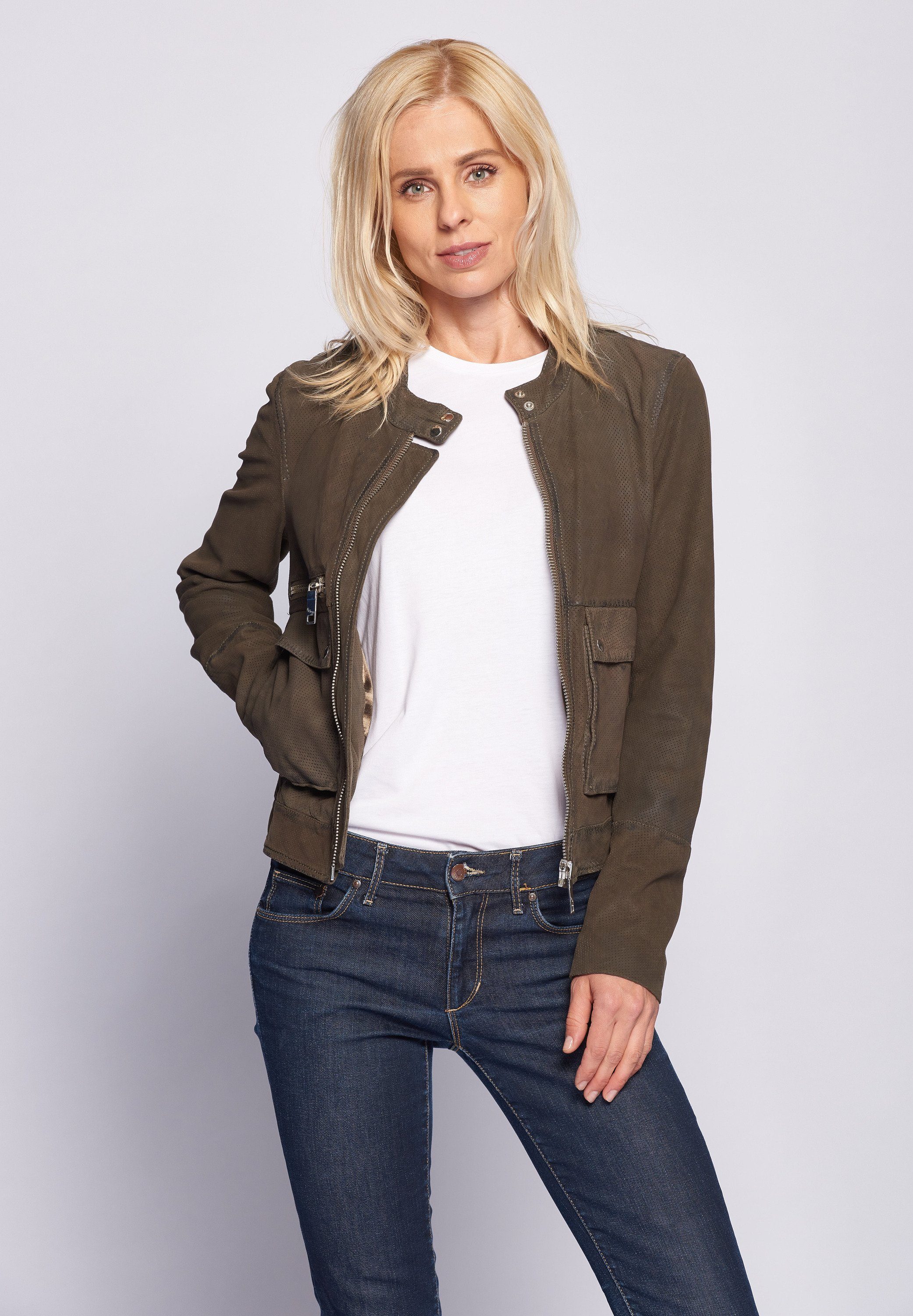 Lederjacke Clermont