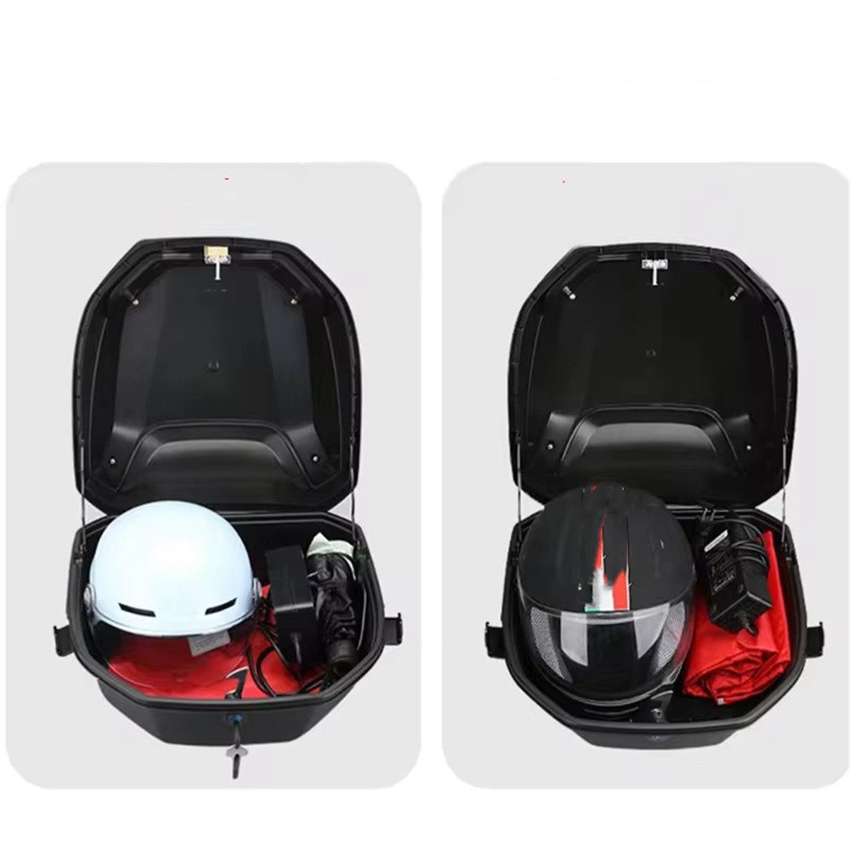 GarveeMore Topcase Topcase Motorradkoffer - Top case passend für Helme – Bild 3 von 5