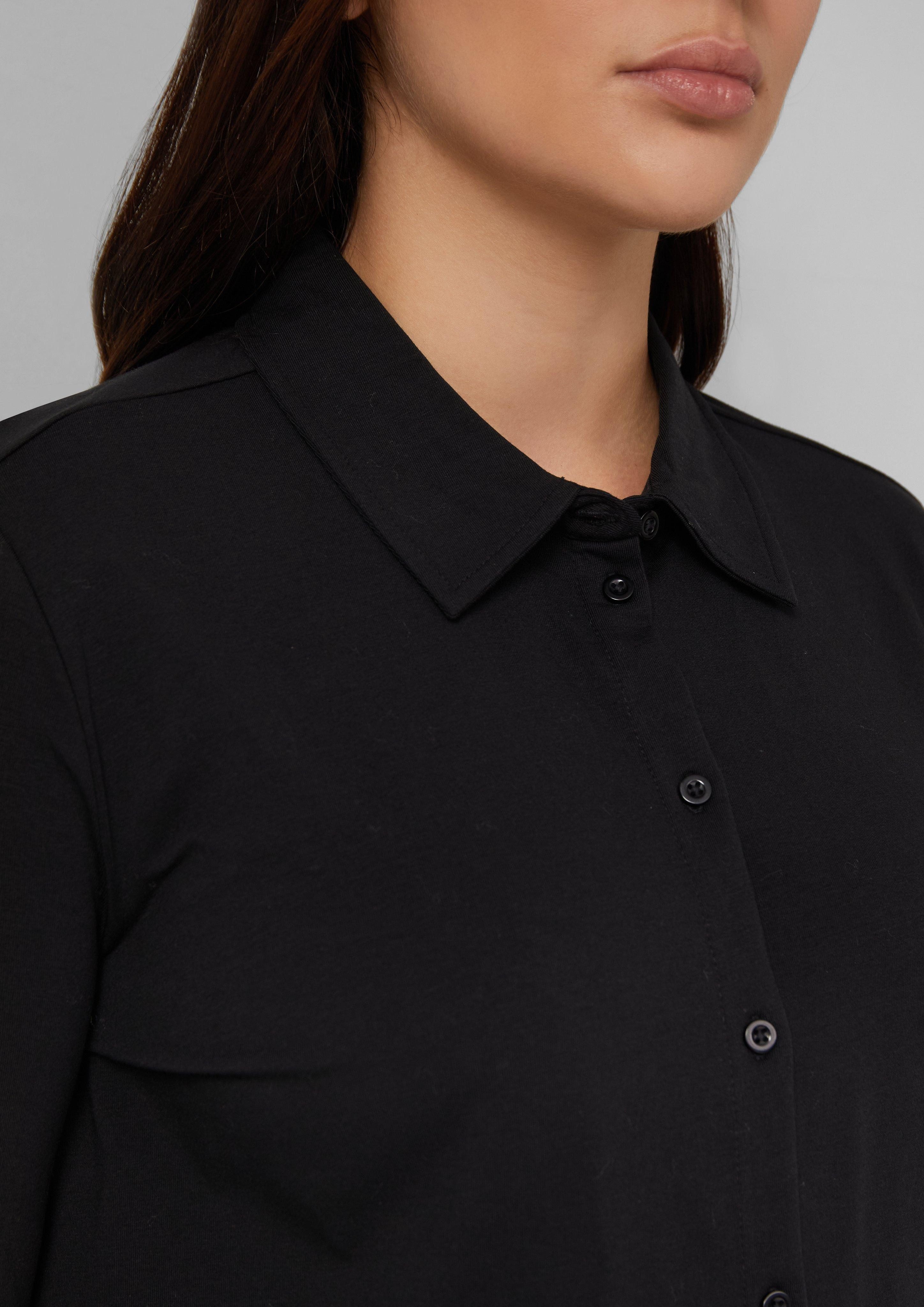 s.Oliver Langarmshirt Elastische Jerseybluse günstig online kaufen