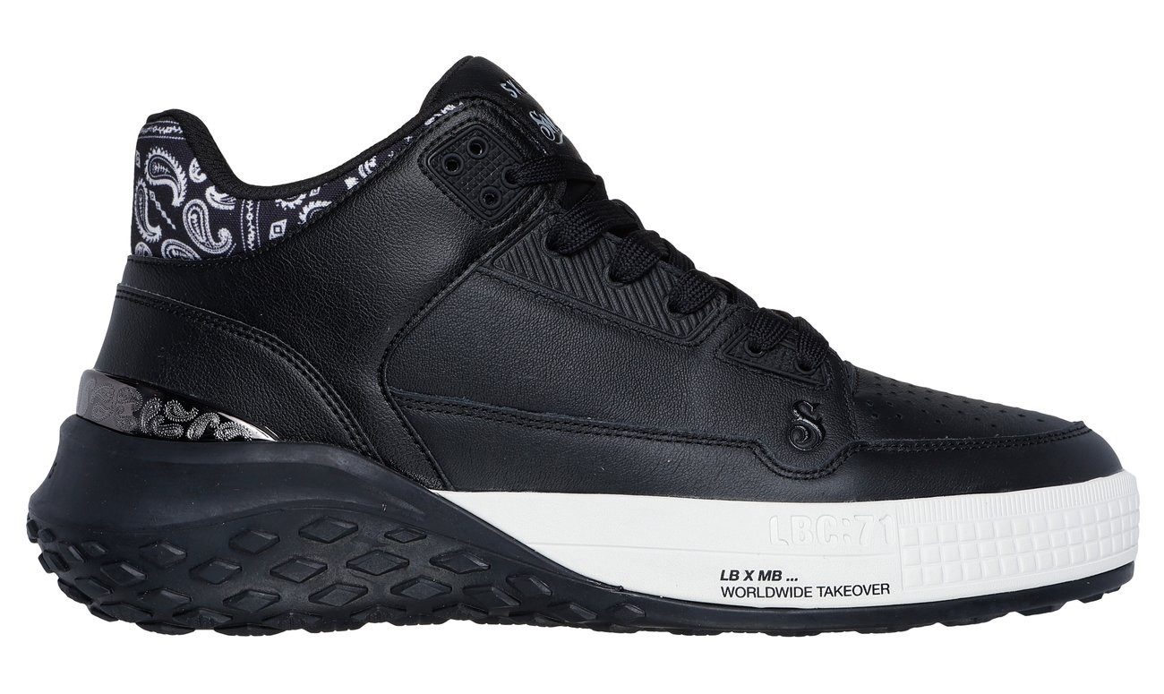 Skechers SIZZLE-SNOOP SIZZLE BUCKETS Sneaker, Schnürschuh, Freizeitschuh, MidCut mit Air-Cooled Memory Foam