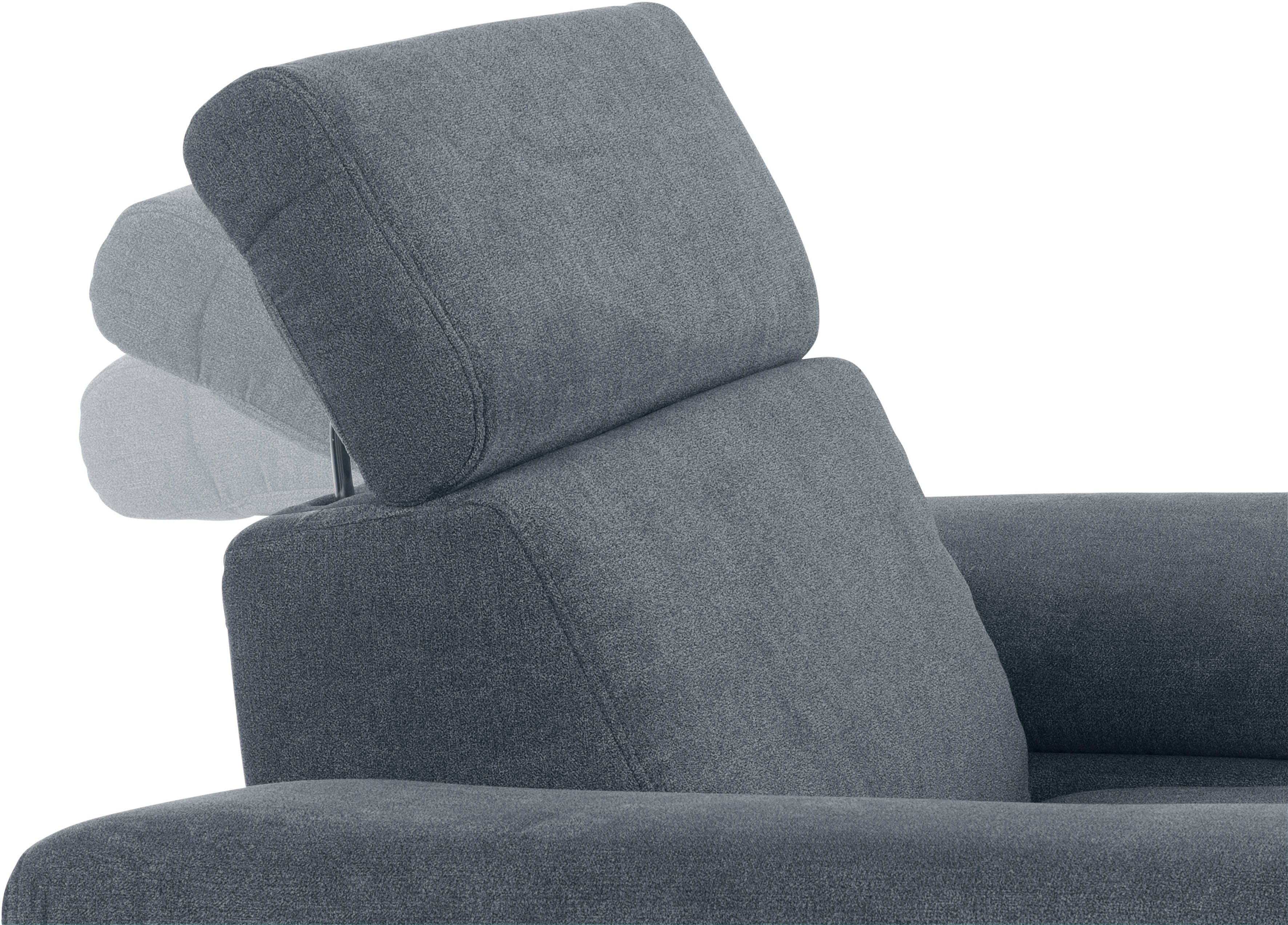 Places of Style Sessel Trapino in Luxus, Lederoptik Luxus-Microfaser Rückenverstellung, mit wahlweise