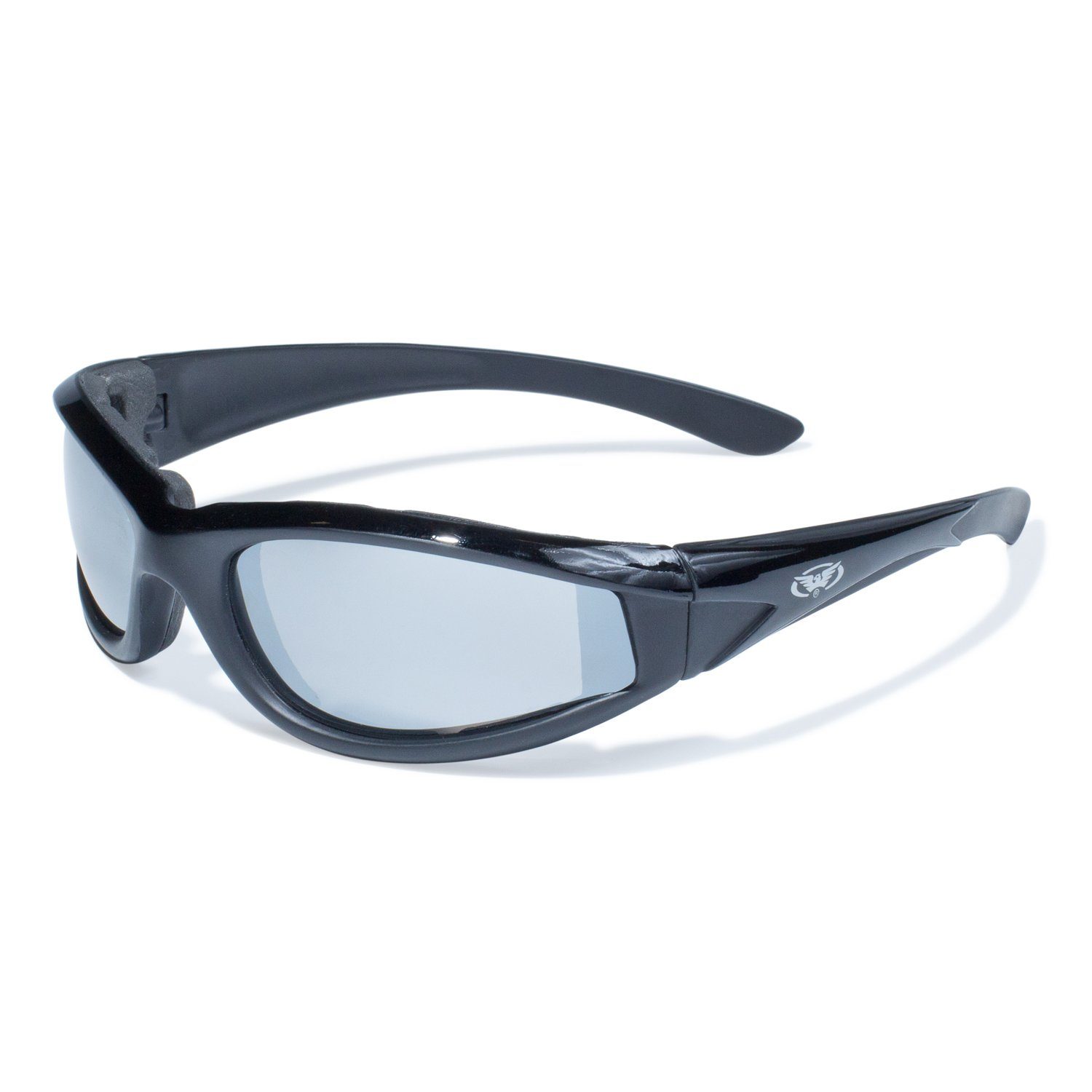 Global Vision FM Schwarz Hawkeye Vision Global Motorradbrille