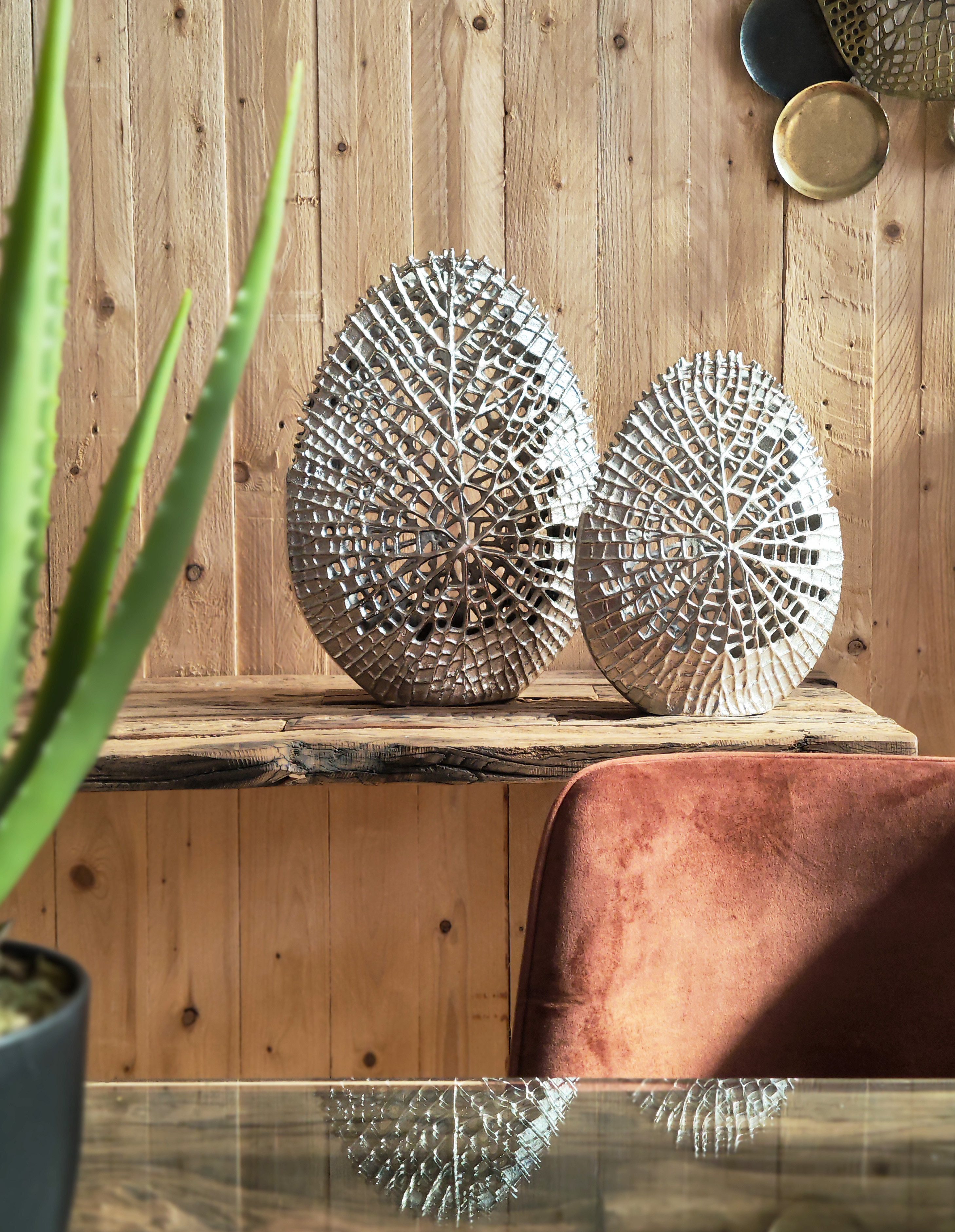 MichaelNoll Dekovase Vase Blumenvase für Kunstblumen Designervase Dekovase 34,5 oder 44 cm