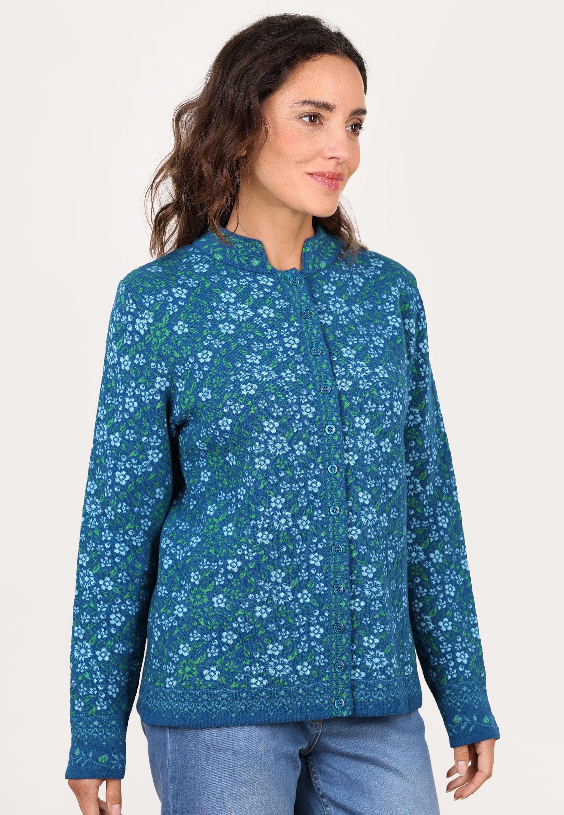 Sorgenfri Sylt Strickjacke Simmy Floral