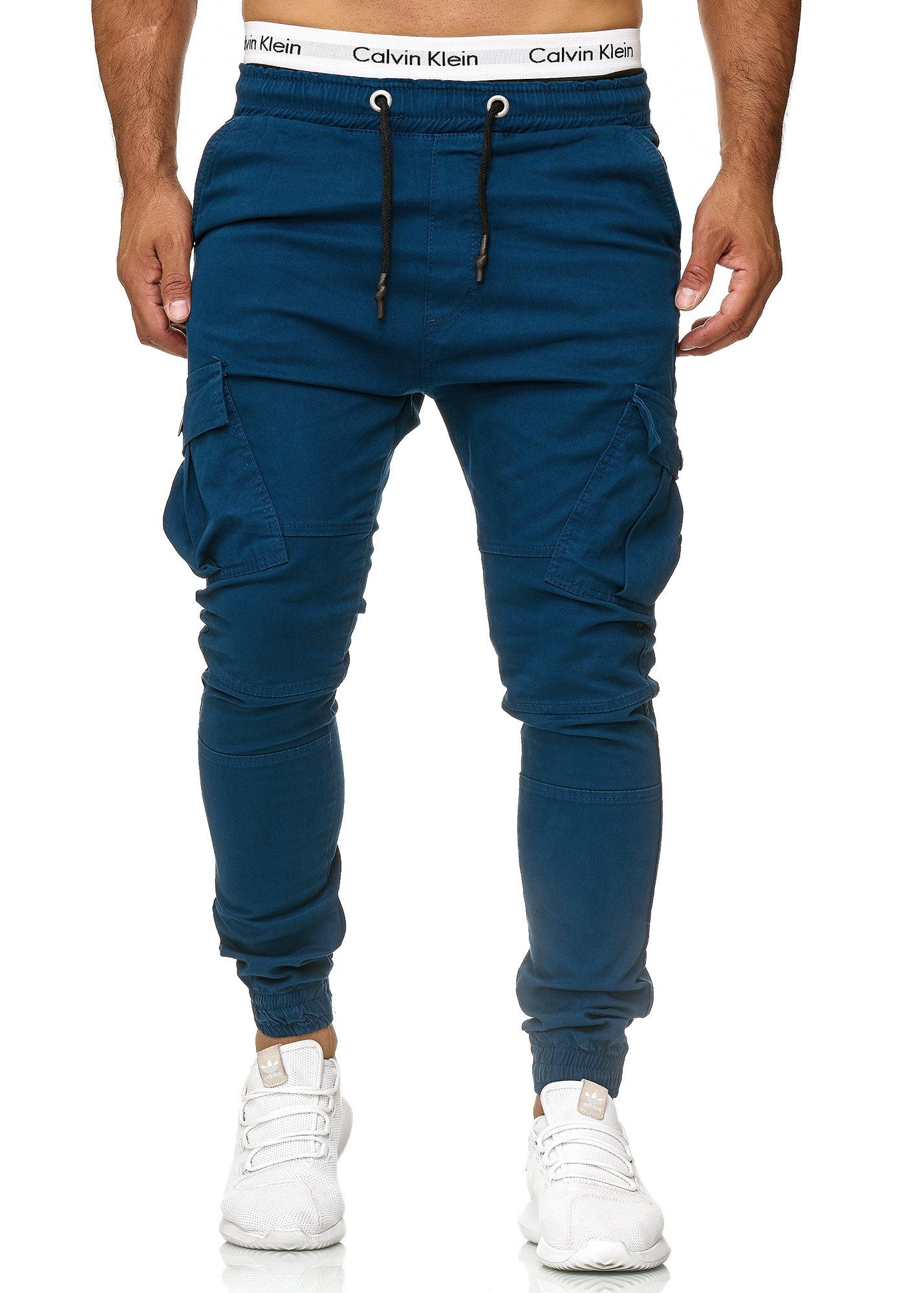 OneRedox Straight-Jeans 1039 (Chino Cargohose Streetwear, 1-tlg) Freizeit Business Casual Navy