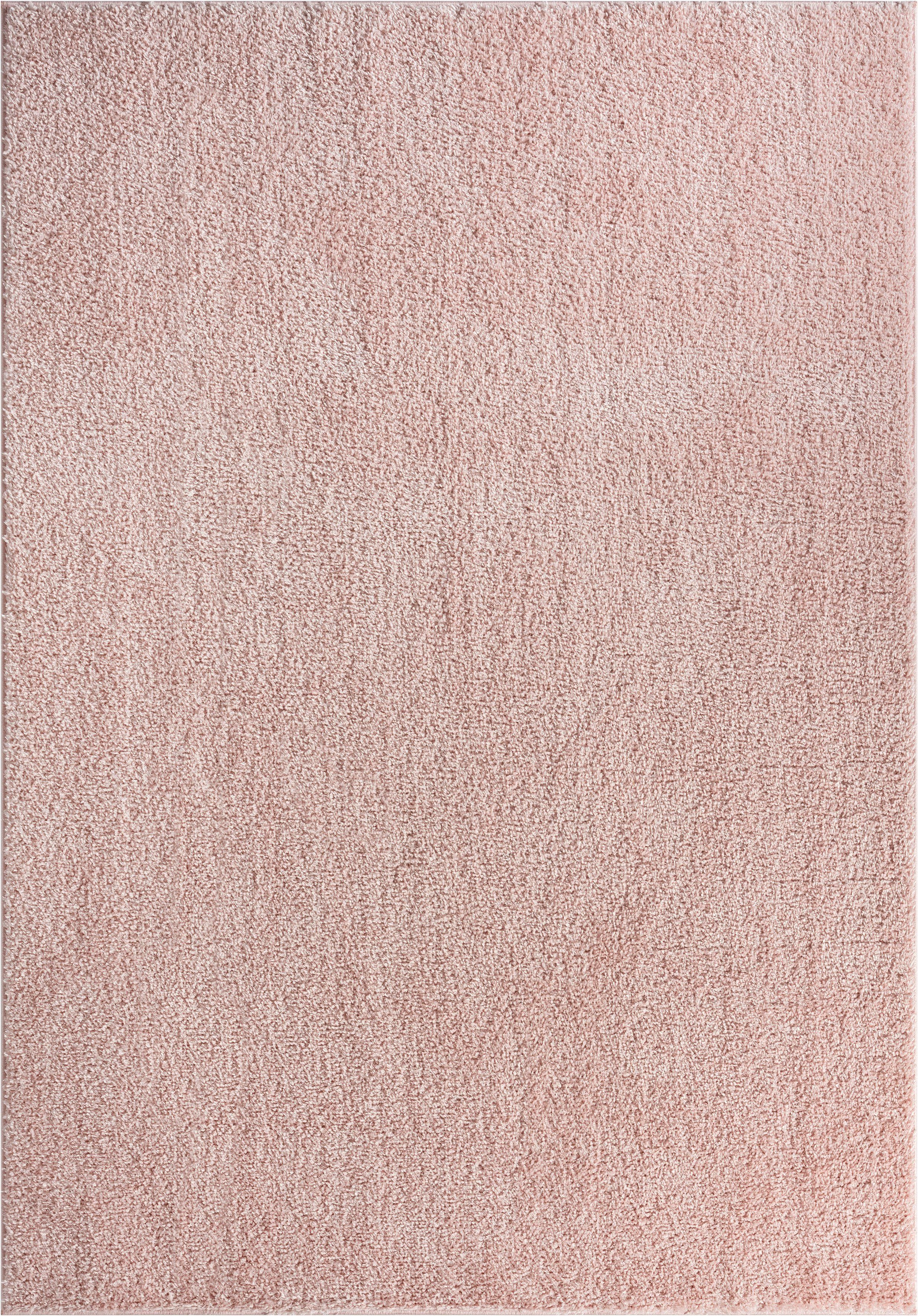 pink Höhe: my home, mit Andor, rechteckig, Hochflor-Teppich mm, weiche Anti-Rutsch-Unterseite 25 Haptik, Mikrofaser,