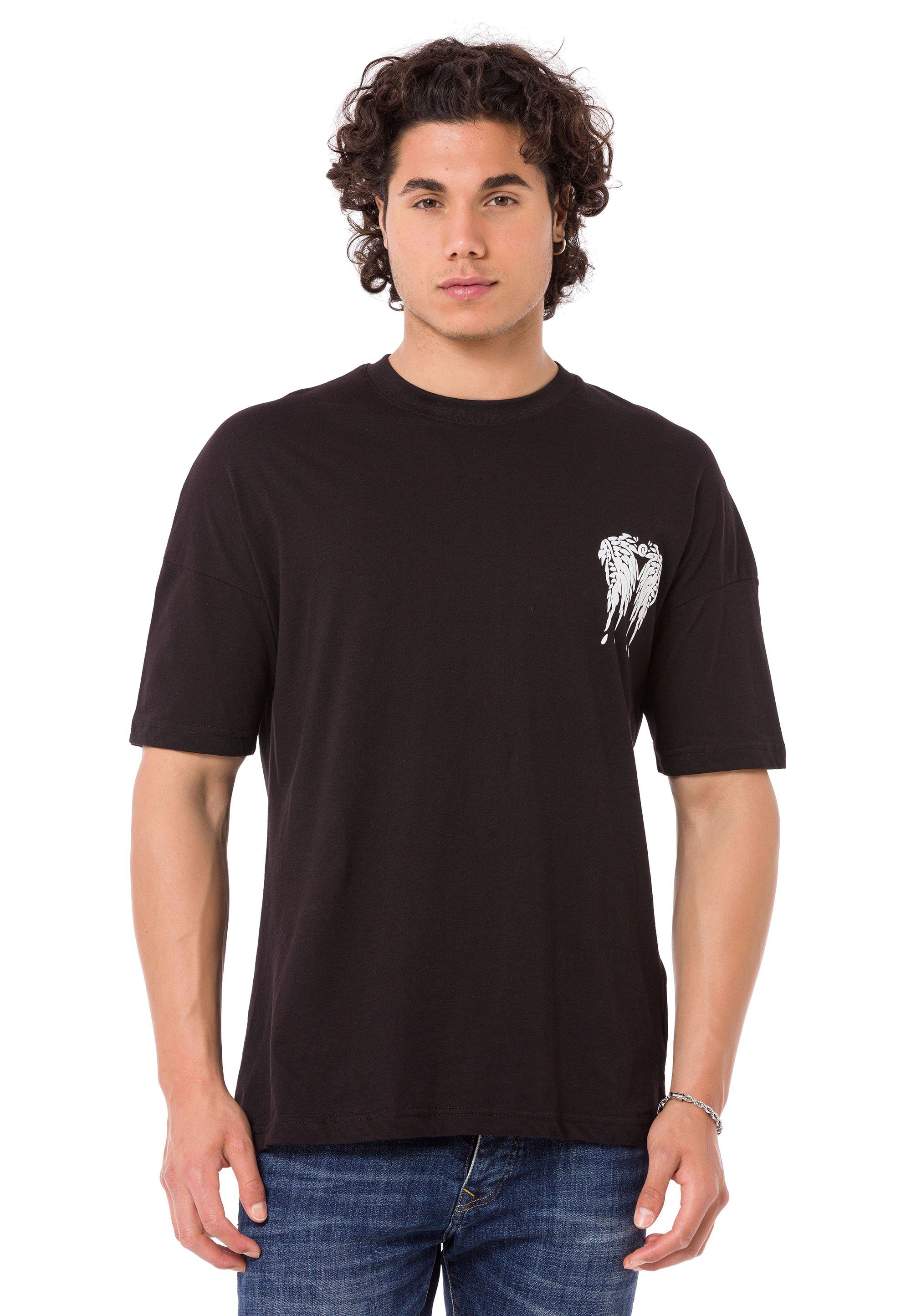 Corby Print mit großflächigem RedBridge T-Shirt schwarz